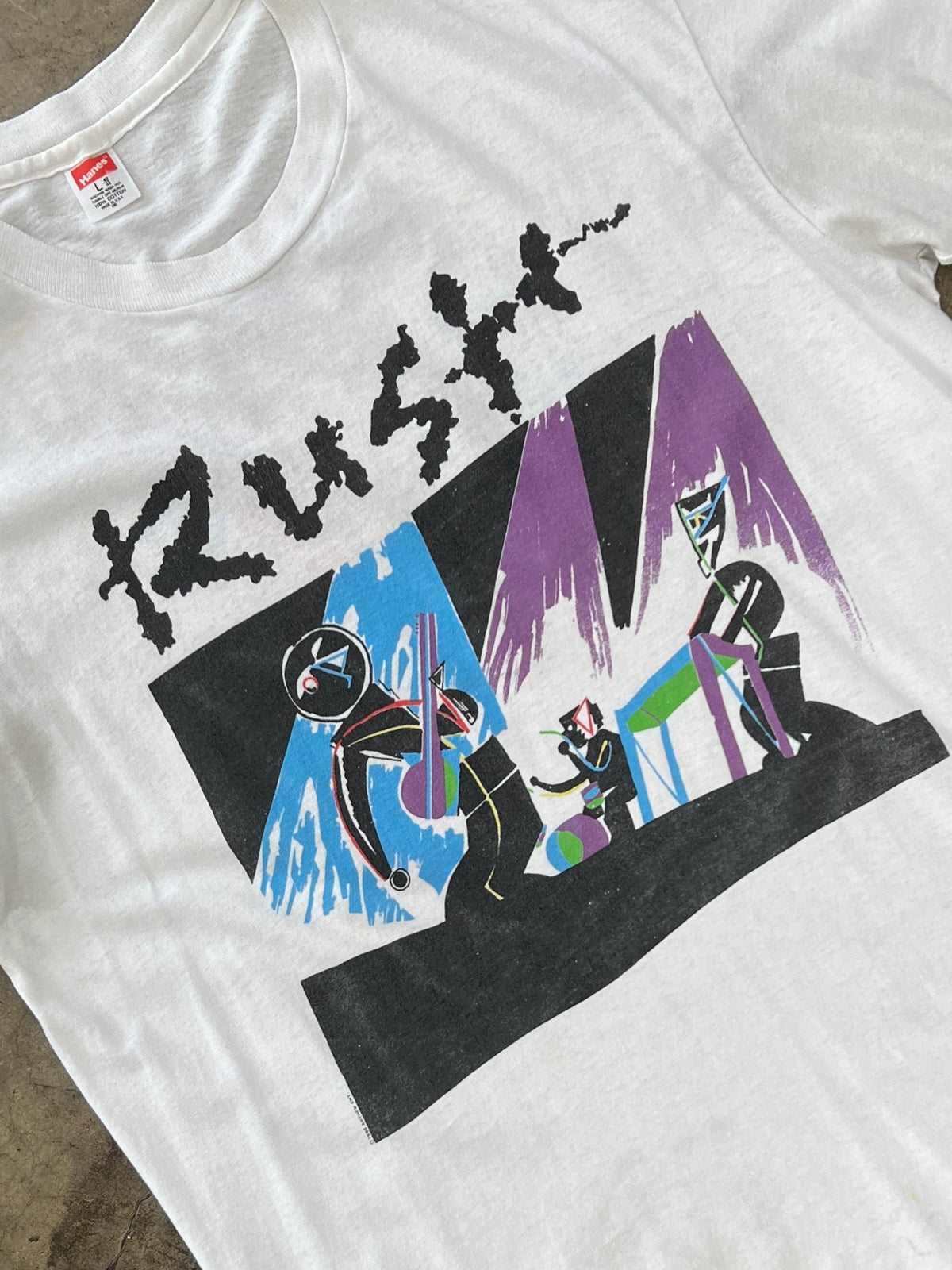 1989 Rush A Sow of Hands Tour Band Tee