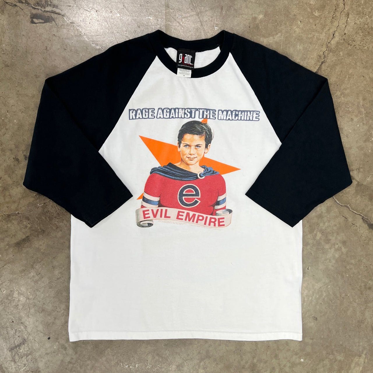 1996 Rage Against the Machine Evil Empire Giant Raglan Tee