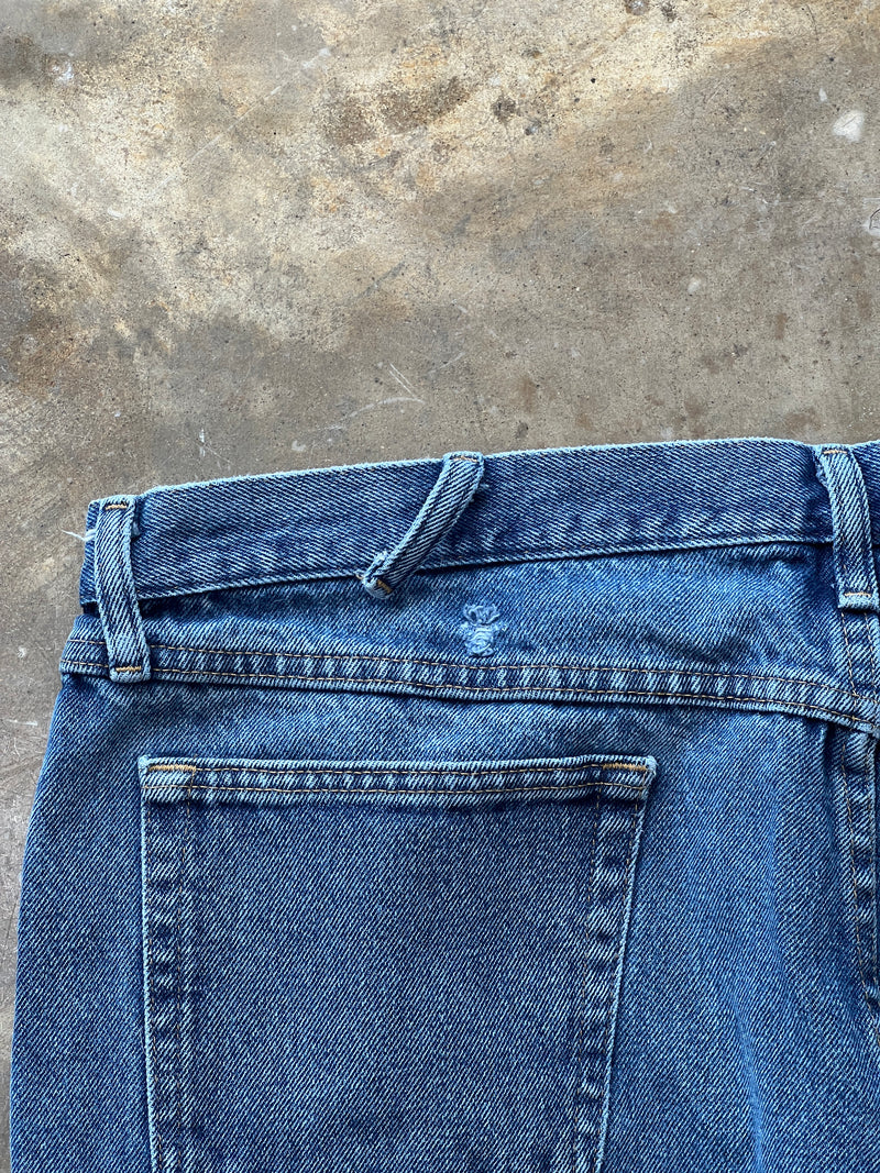 Wrangler Jeans Distressed Leg Opening