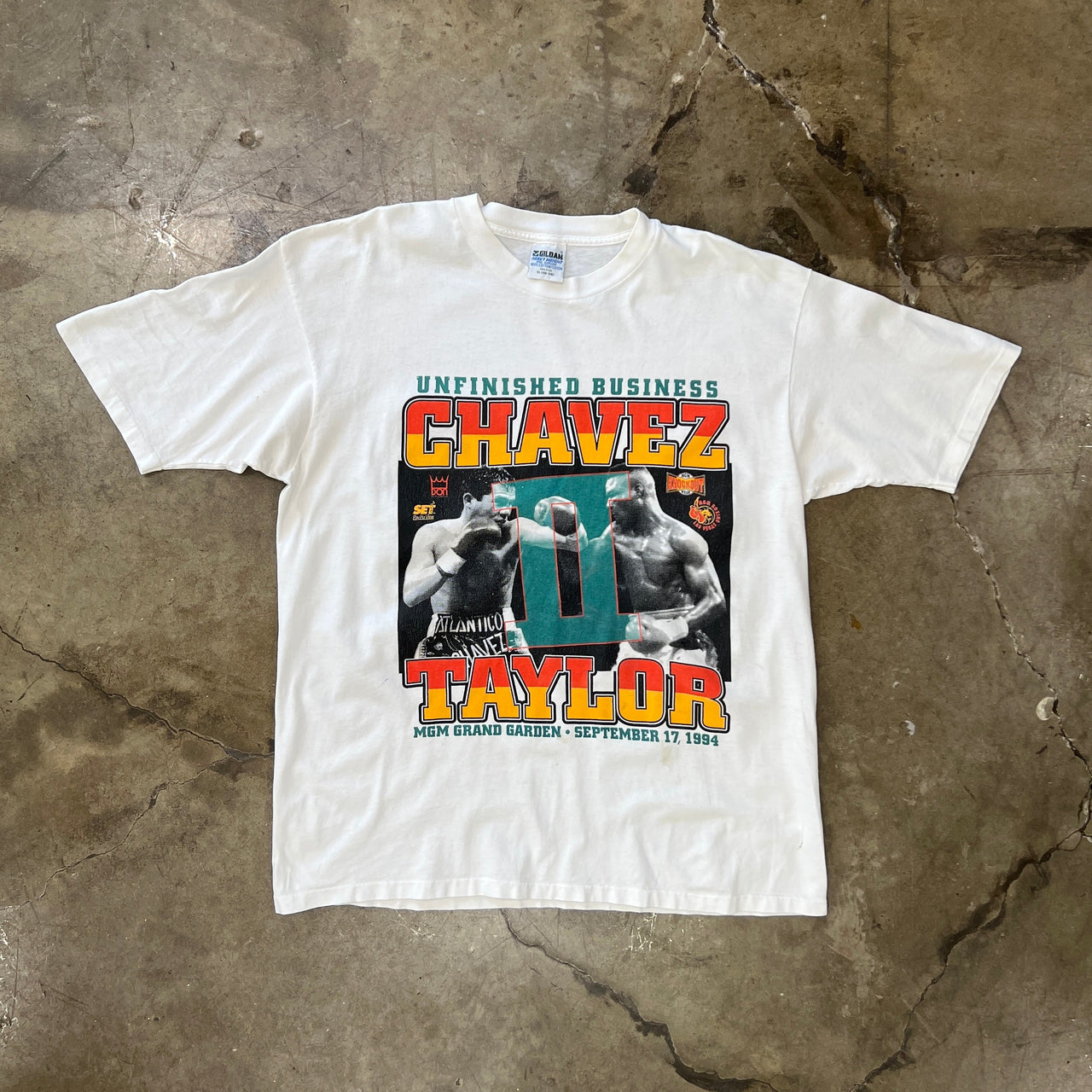 Unfinished Business Chavez v. Taylor Boxing  Tee