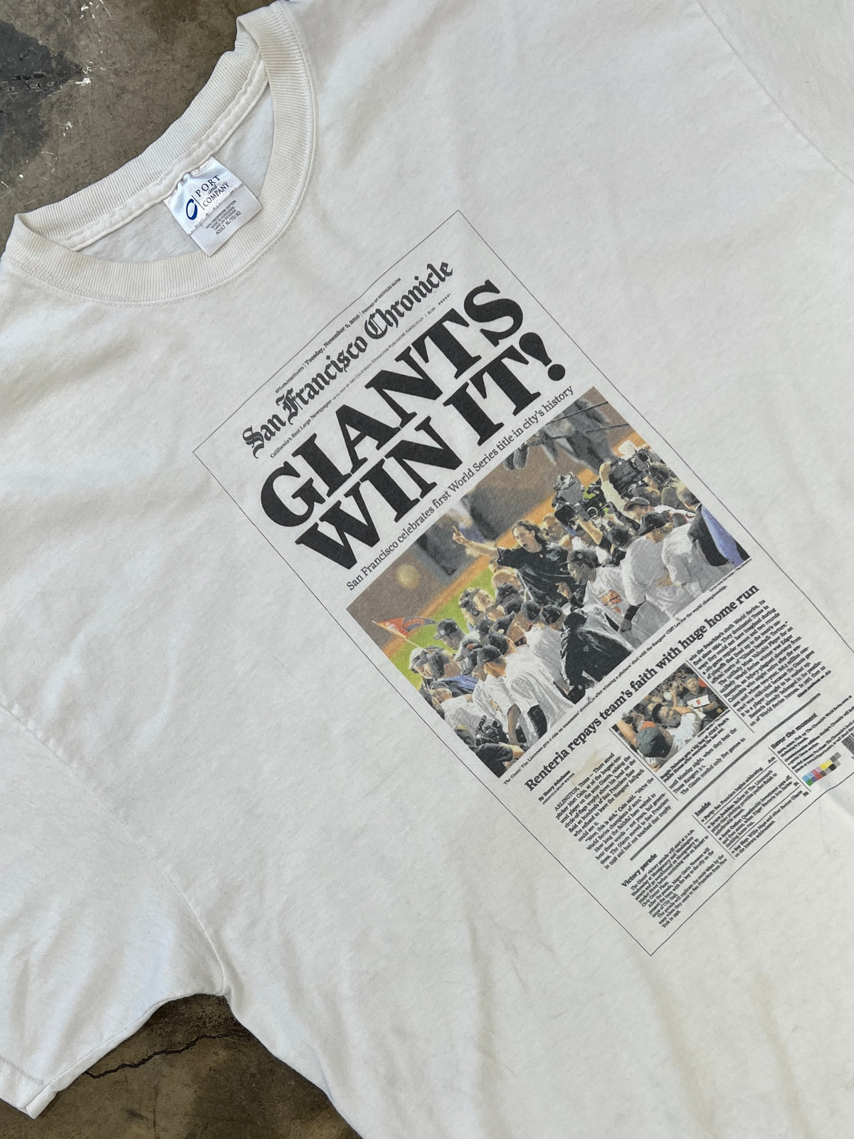 San Fransico Giants World Series Tee