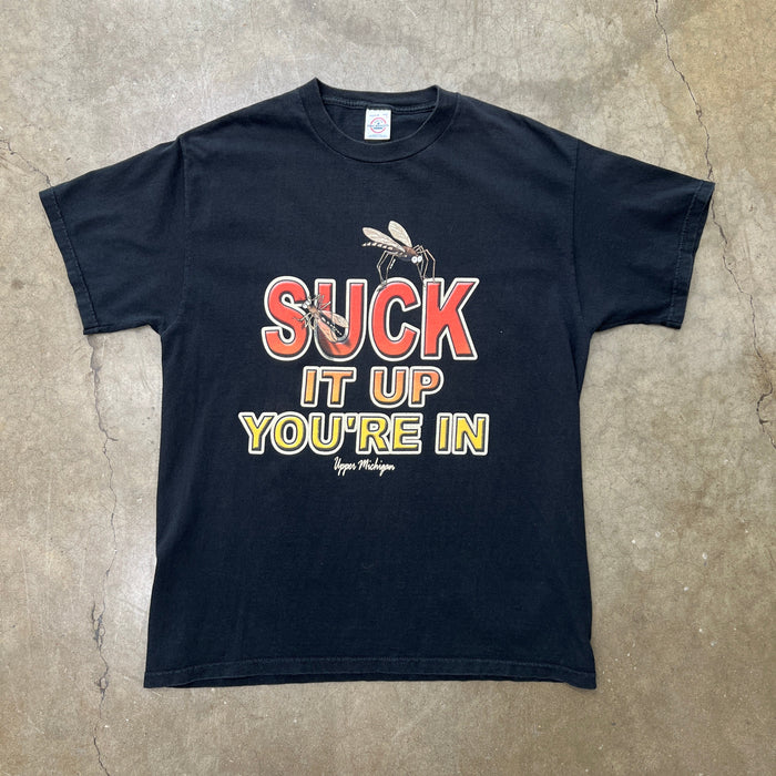 Upper Michigan Suck it Up Mosquito Tee