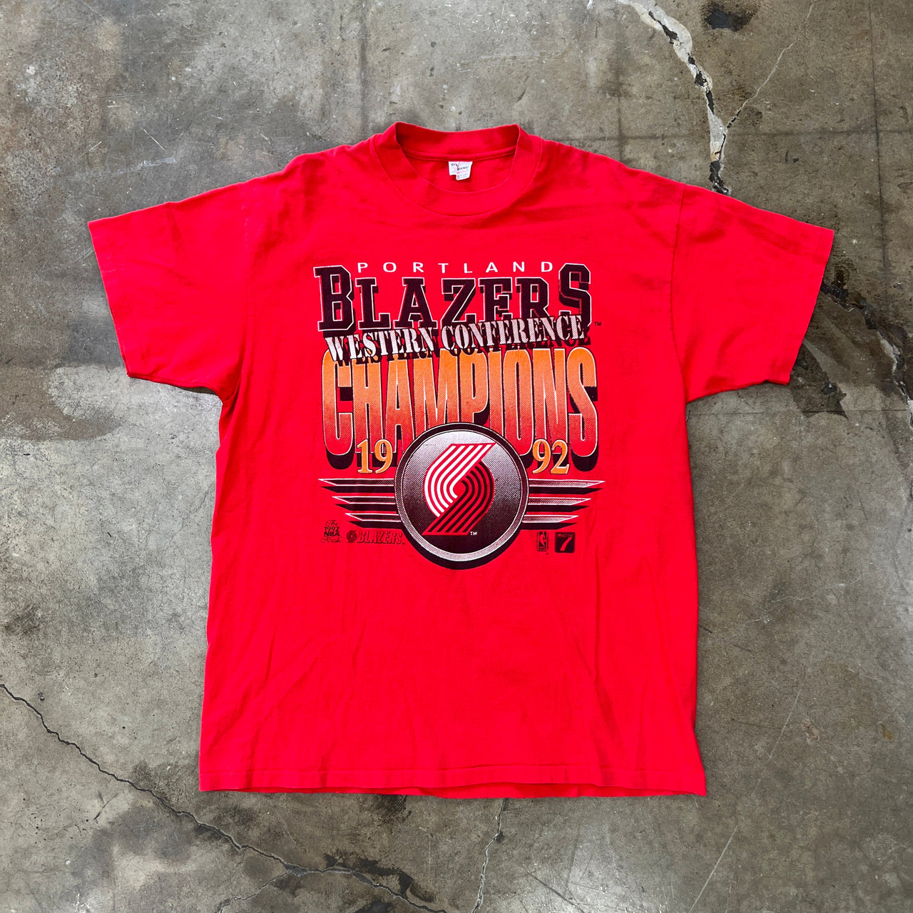 1992 Portland Blazers Conference Champions Tee