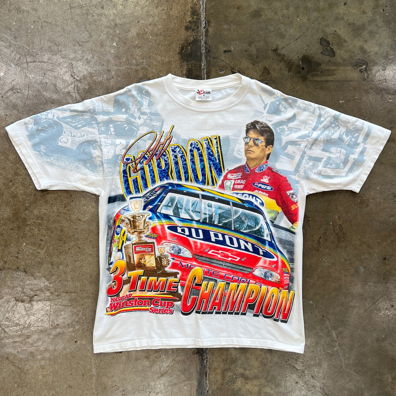 AOP 1998 NASCAR Jeff Gordon 3 Time Champ Tee