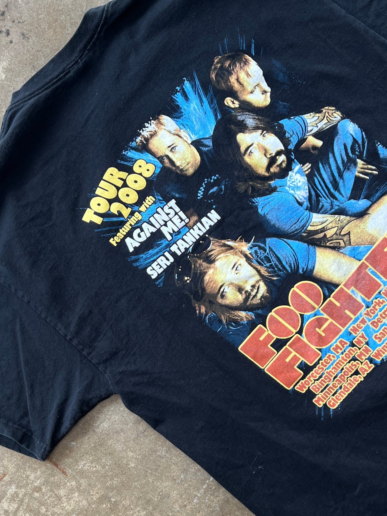 Foo Fighters RAP Tour Boot Tee