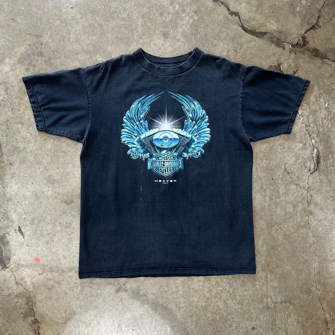 1998 90s Harley Davidson Panhead Heaven Hawaii Motorcycle Tee