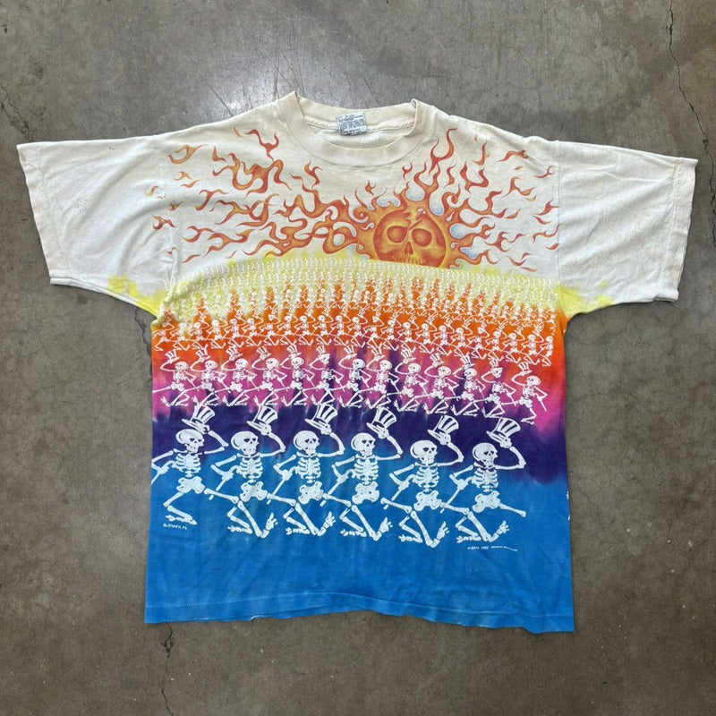 Grateful Dead Single Stitch Skeleton Dyed Tee