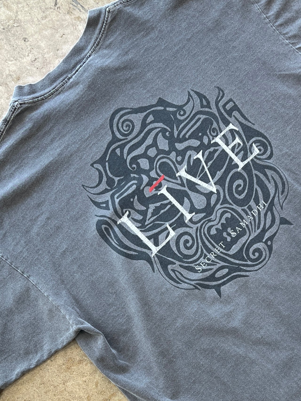 90s LIVE Secret Samadhi Concert Single Stitch Tee Giant