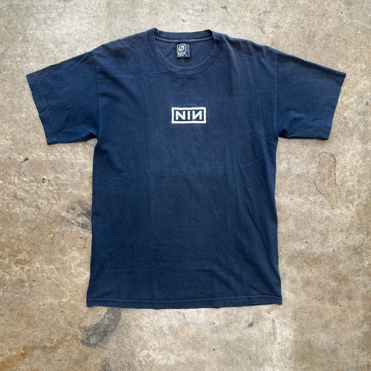 90s Nine Inch Nails NIN Embroidered MiUSA Band Tee
