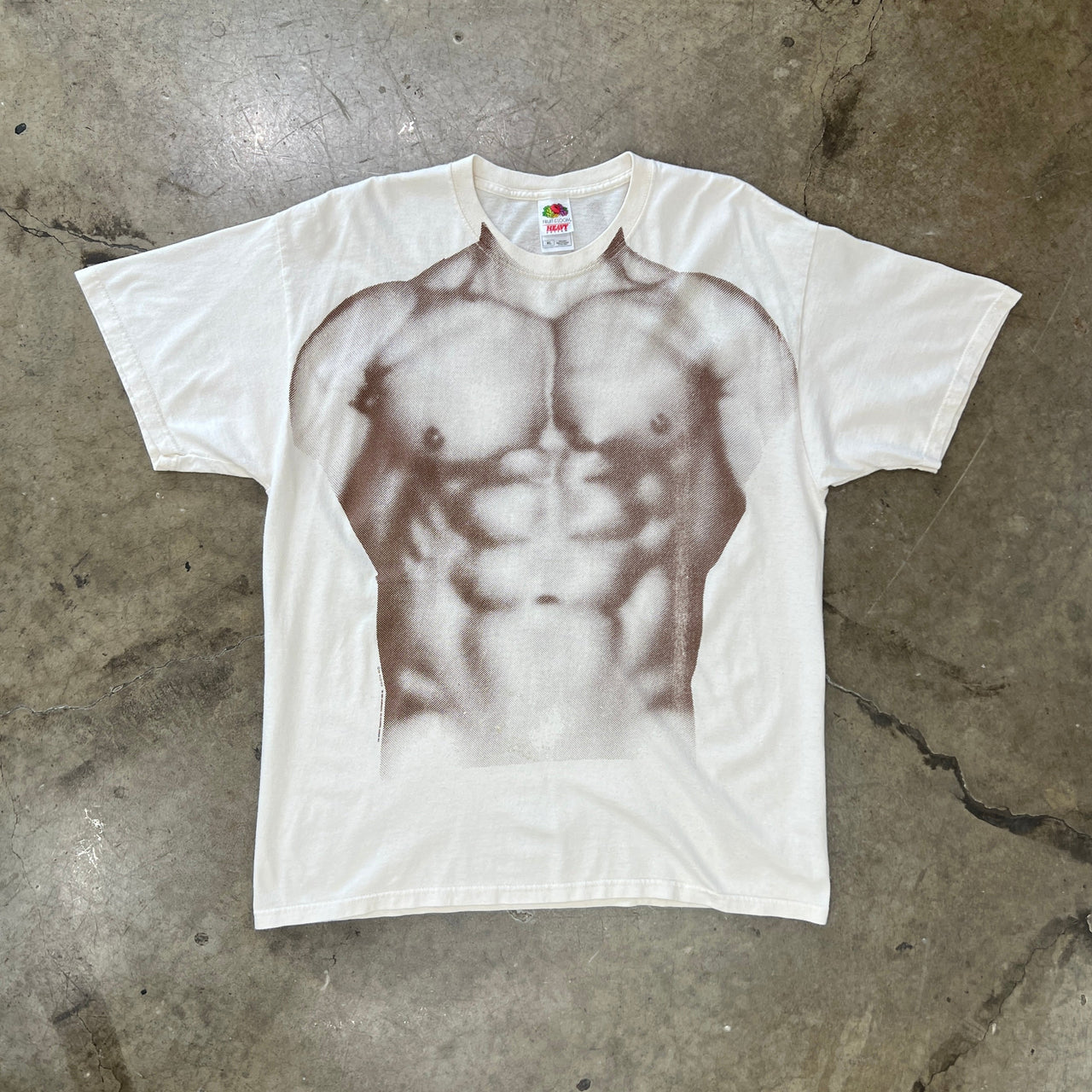 2000s Muscle Abs Jean Paul Gaultier Inspo Tee