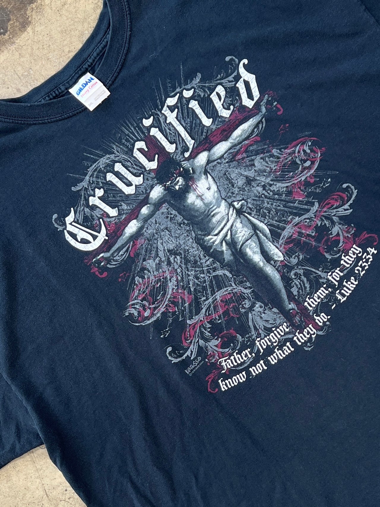 Jesus Crucified Religious Cross Kerusso Tee