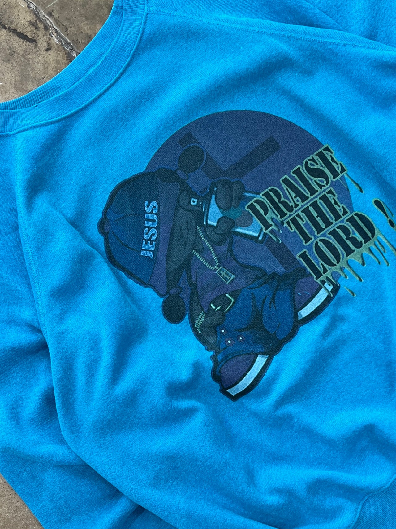Praise the Lord Jesus Religious Rap Crewneck