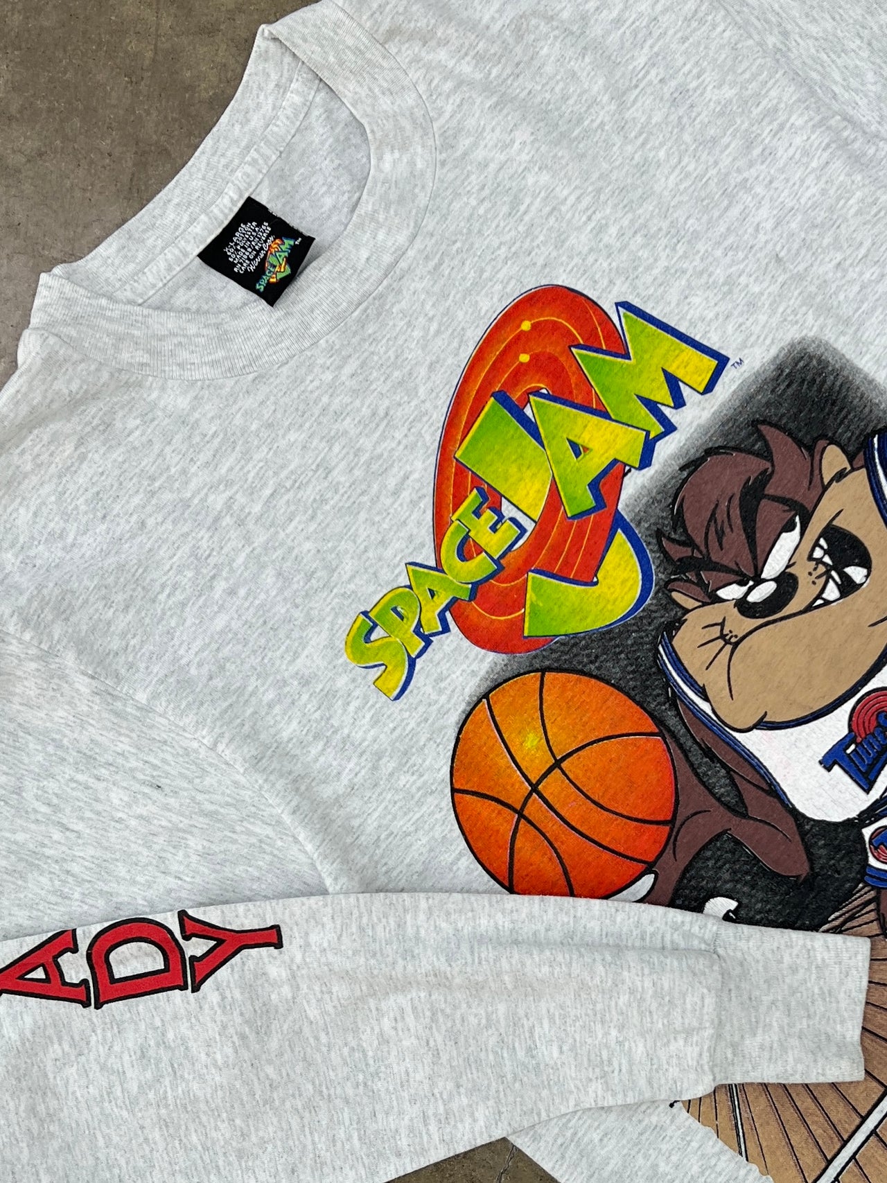 1996 Space Jam Taz Looney Tunes Single Stitch Long Sleeve