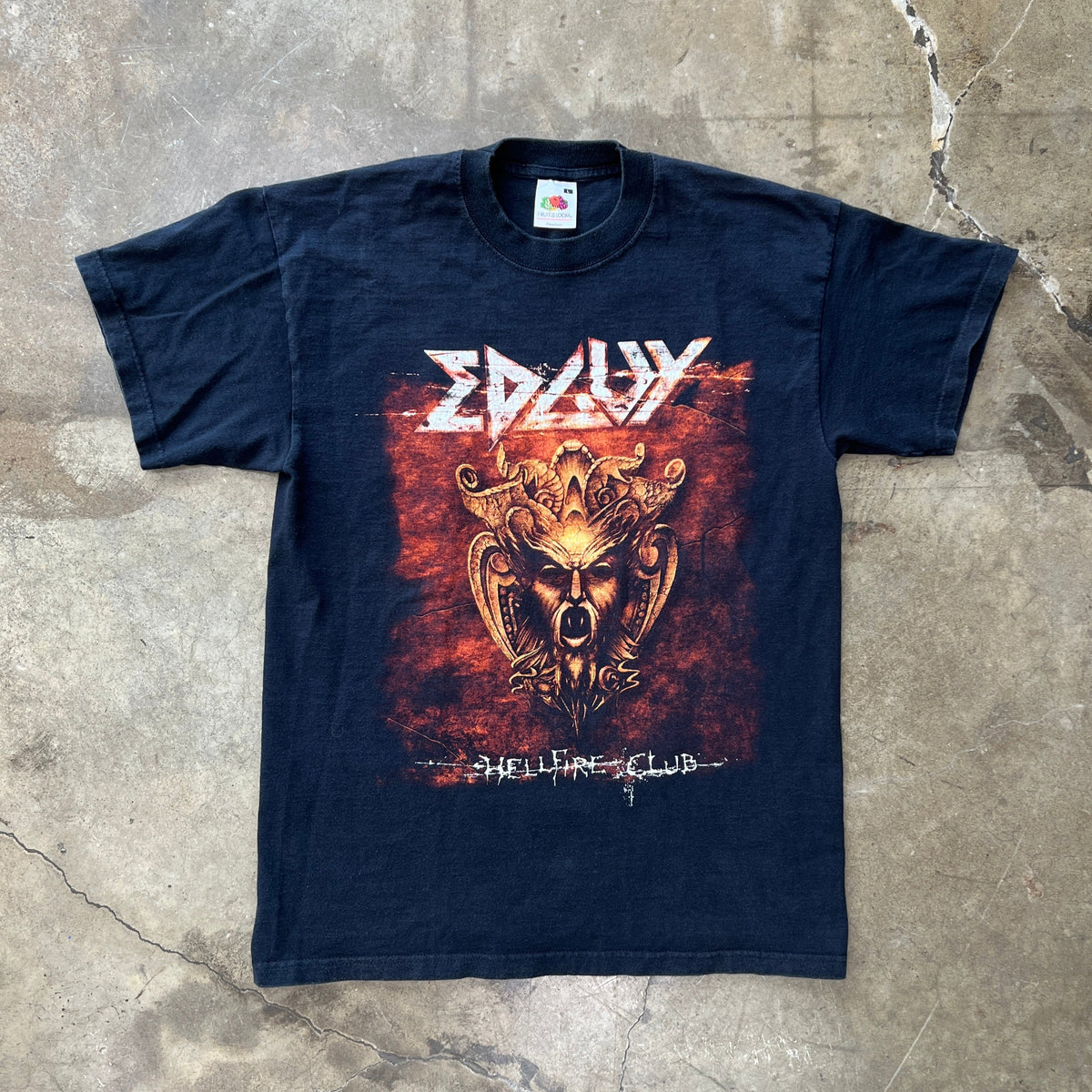 2004 Edguy World Wide Hellfire Club Tour Tee