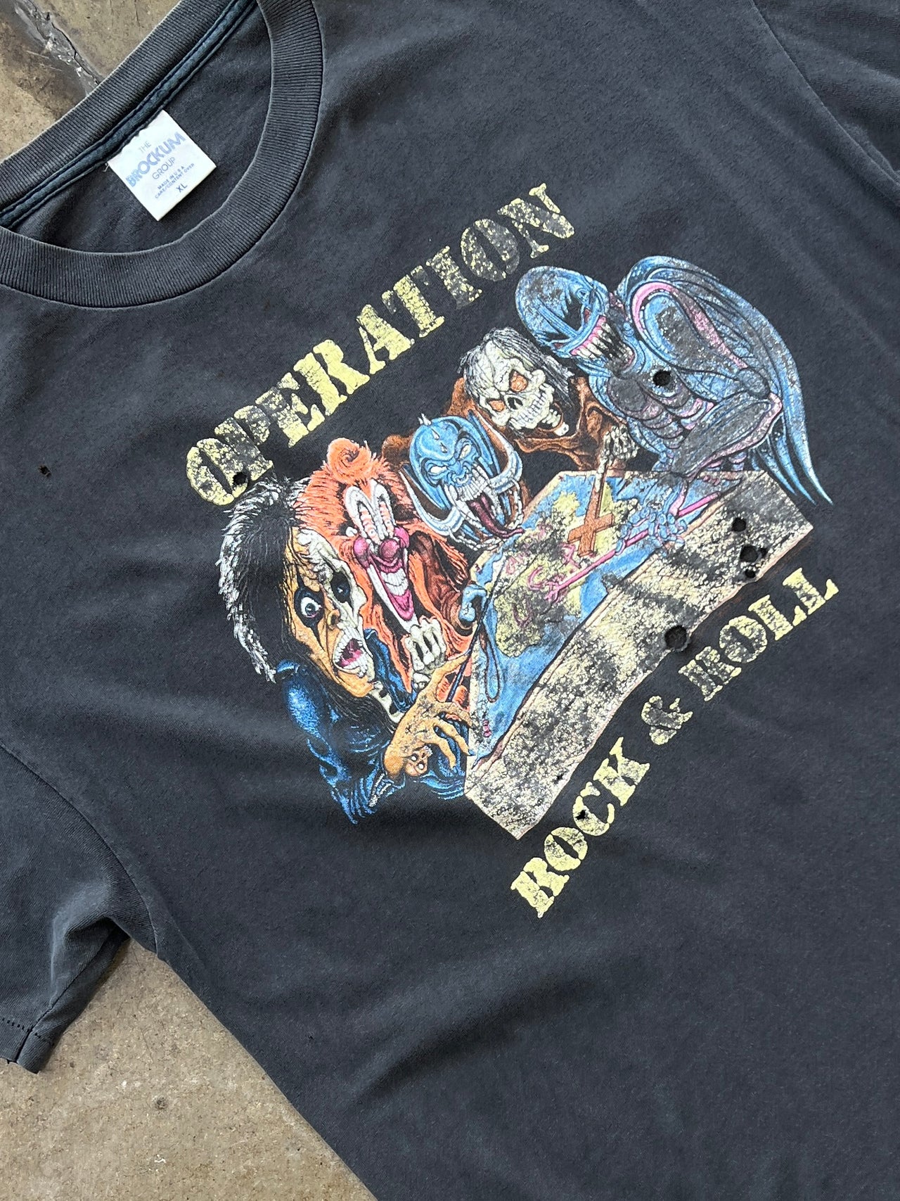 1991 Operation Rock Alice Cooper Metal Church Judas Priest Tour Tee