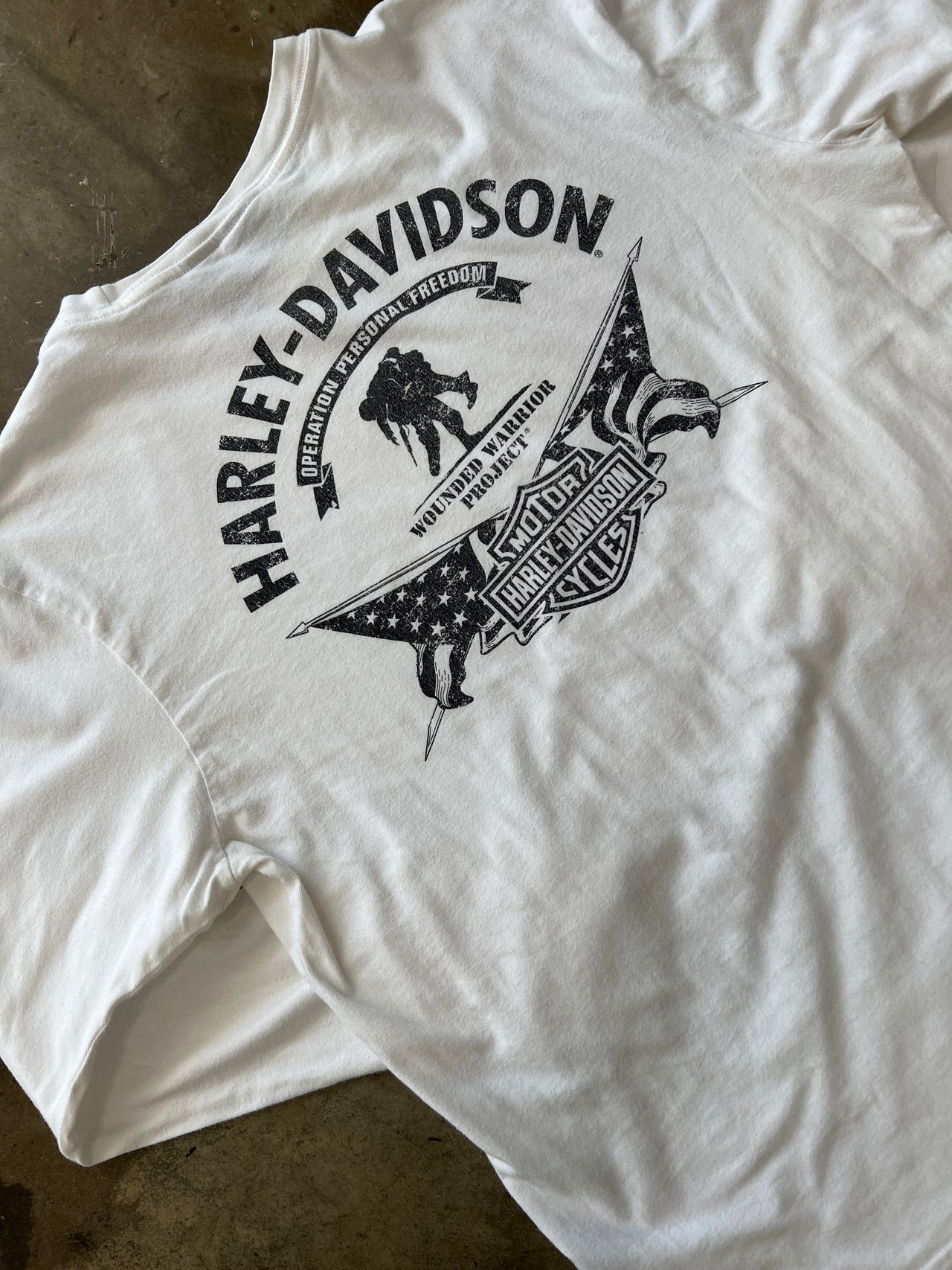 Harley Davidson Wounded Warrior Project Long Sleeve Tee