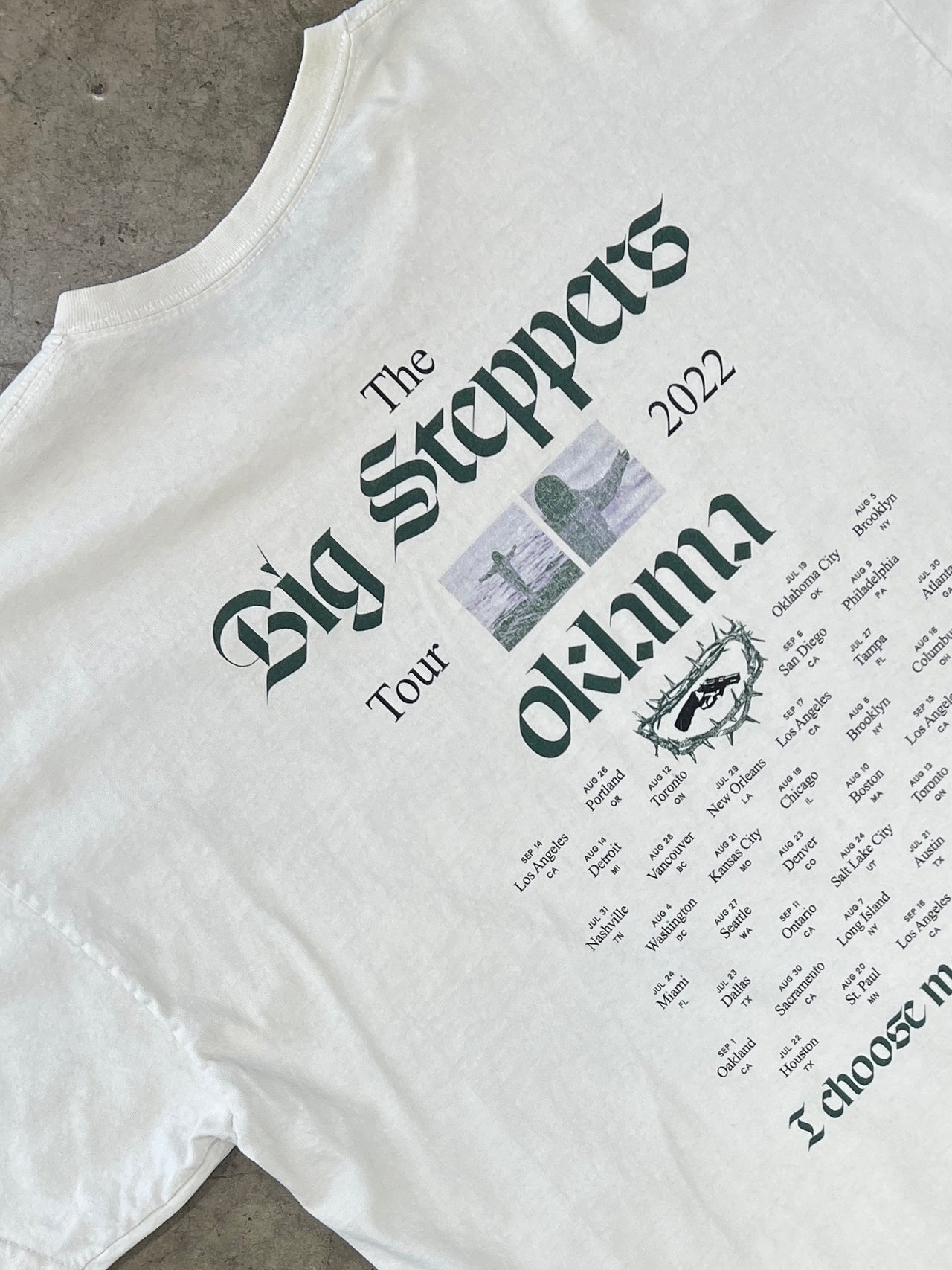 Kendrick Lamar The Big Steppers Tour Okhma Rap Tee