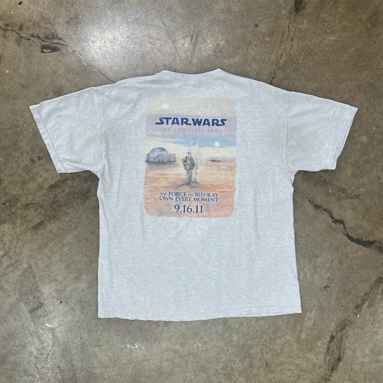 Star Wars Complete Saga Blu-ray Disc Promo Movie Tee