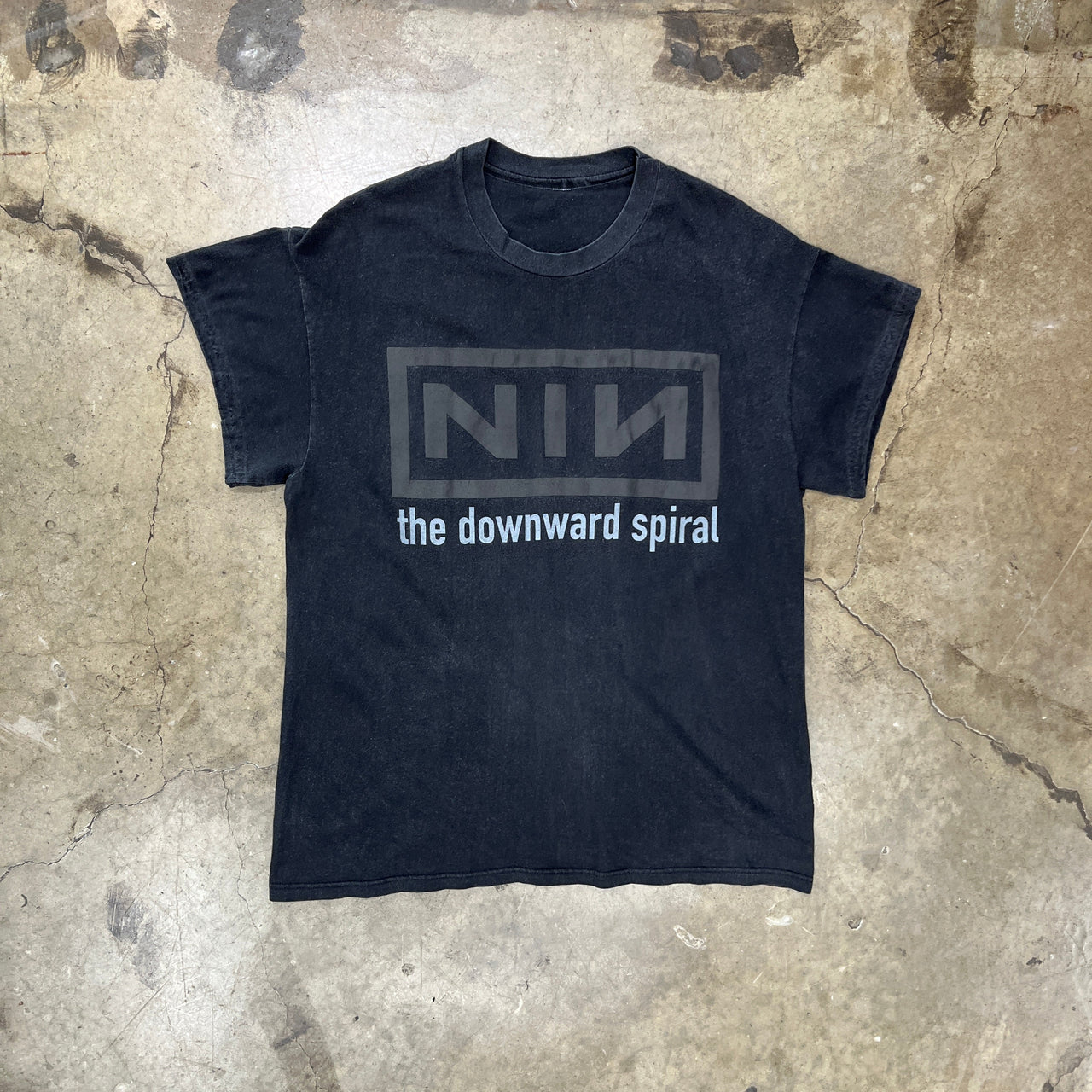 1994 Nine Inch Nails NIN Downward Spiral Cut Sleeve Tee
