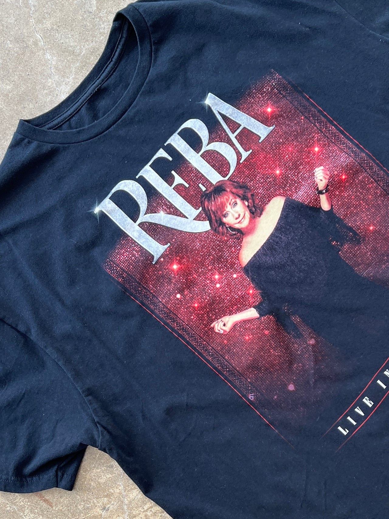 2000s Reba Live in Concert Tour Dates Concert Tee