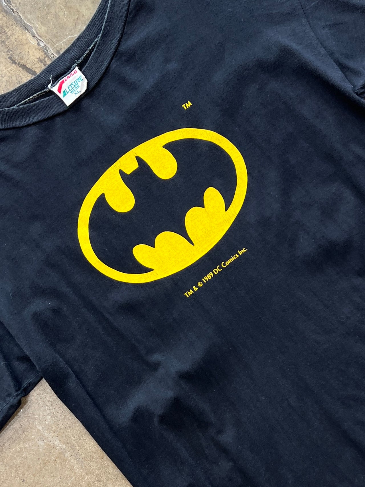 1989 DC Comics Batman Logo Leisure Tee