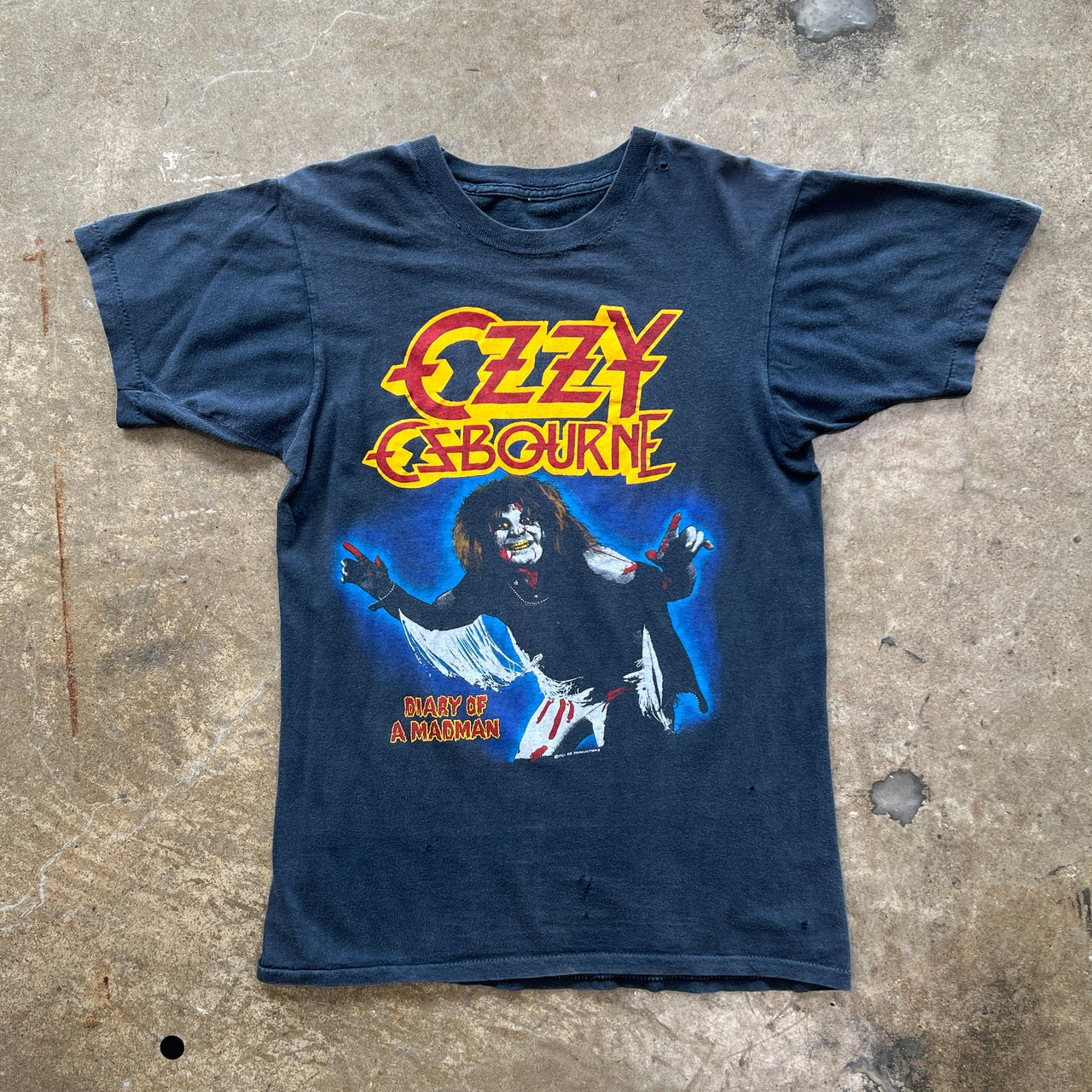 1981 Ozzy Osbourne Diary of a Madman Tee Single Stitch
