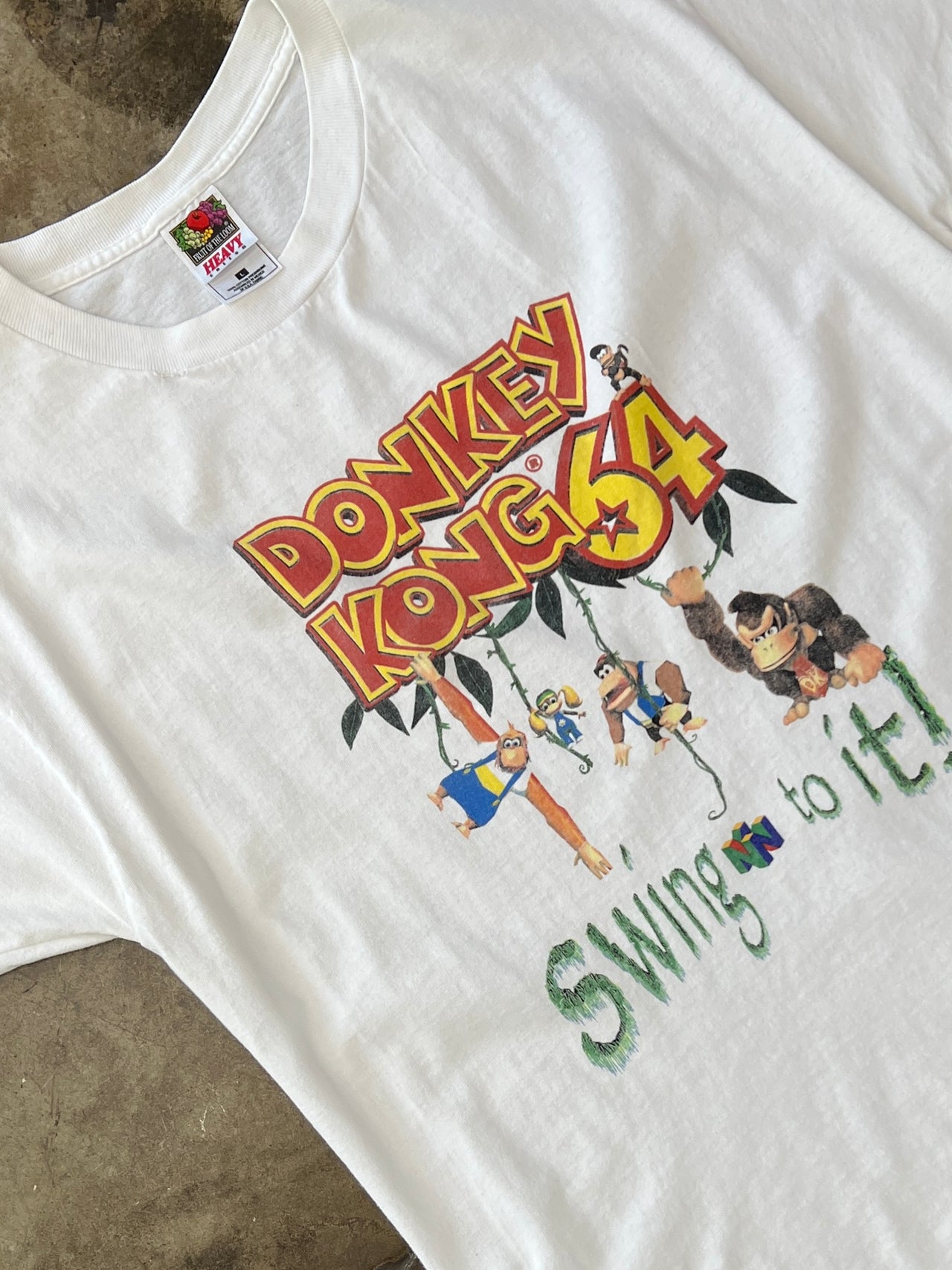1999 n64 Nintendo Donkey Kong 64 Swing Tee