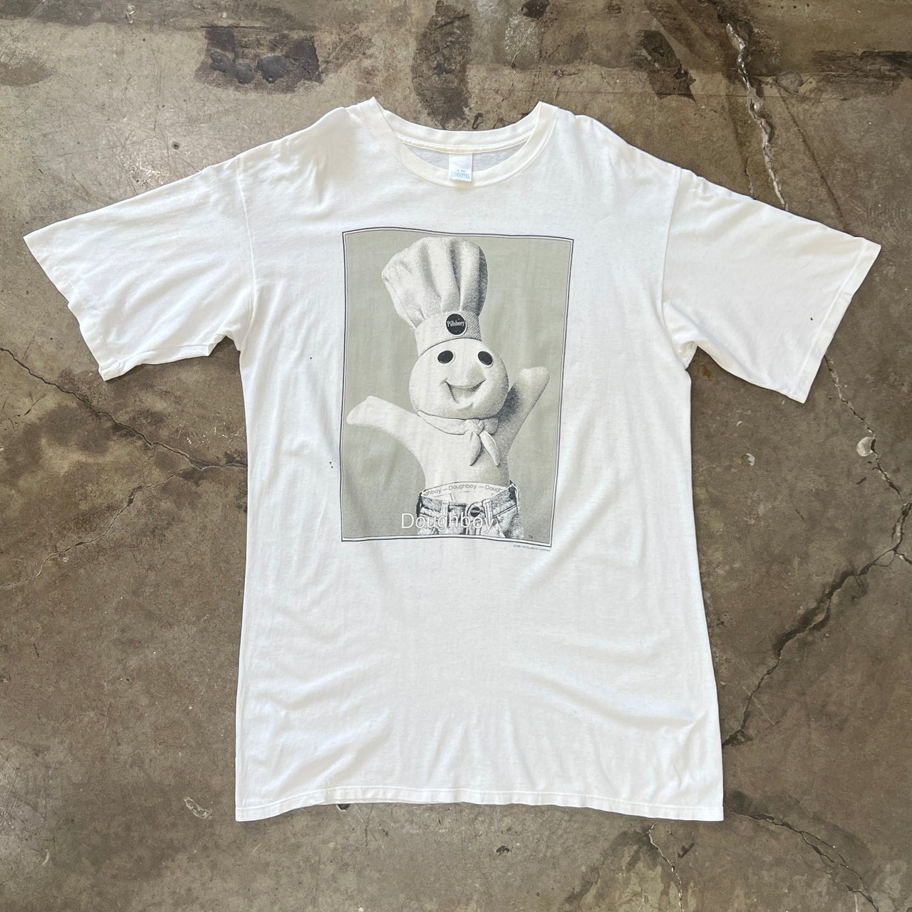 1996 Pillsbury Doughboy Calvin Klein Parody Tee