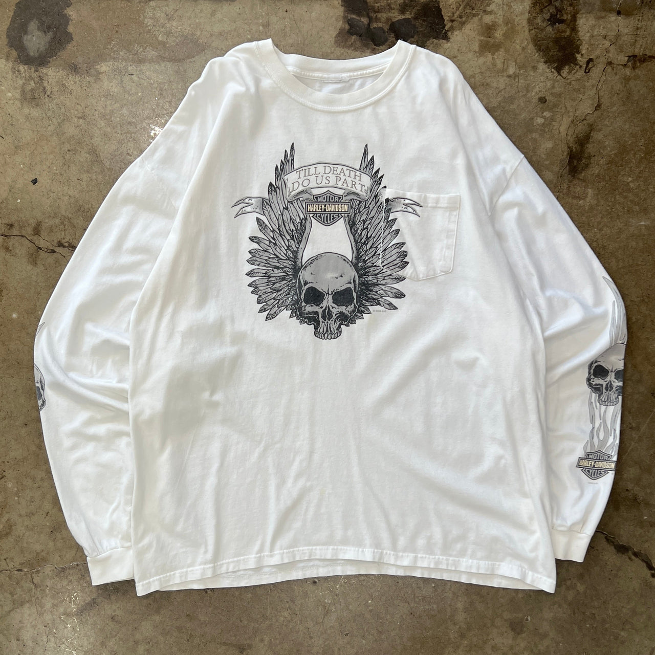 2008 Harley Davidson Houston Texas Skull Wings Motorcycle LS