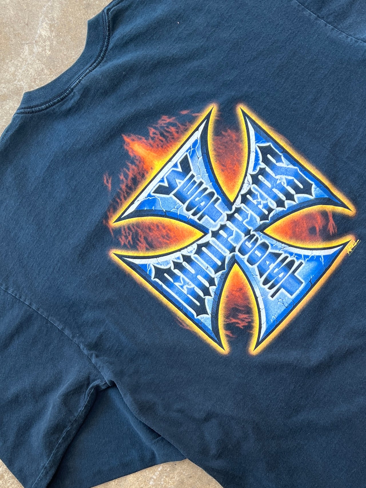 2000 West Coast Choppers For Life Chest Piece LS