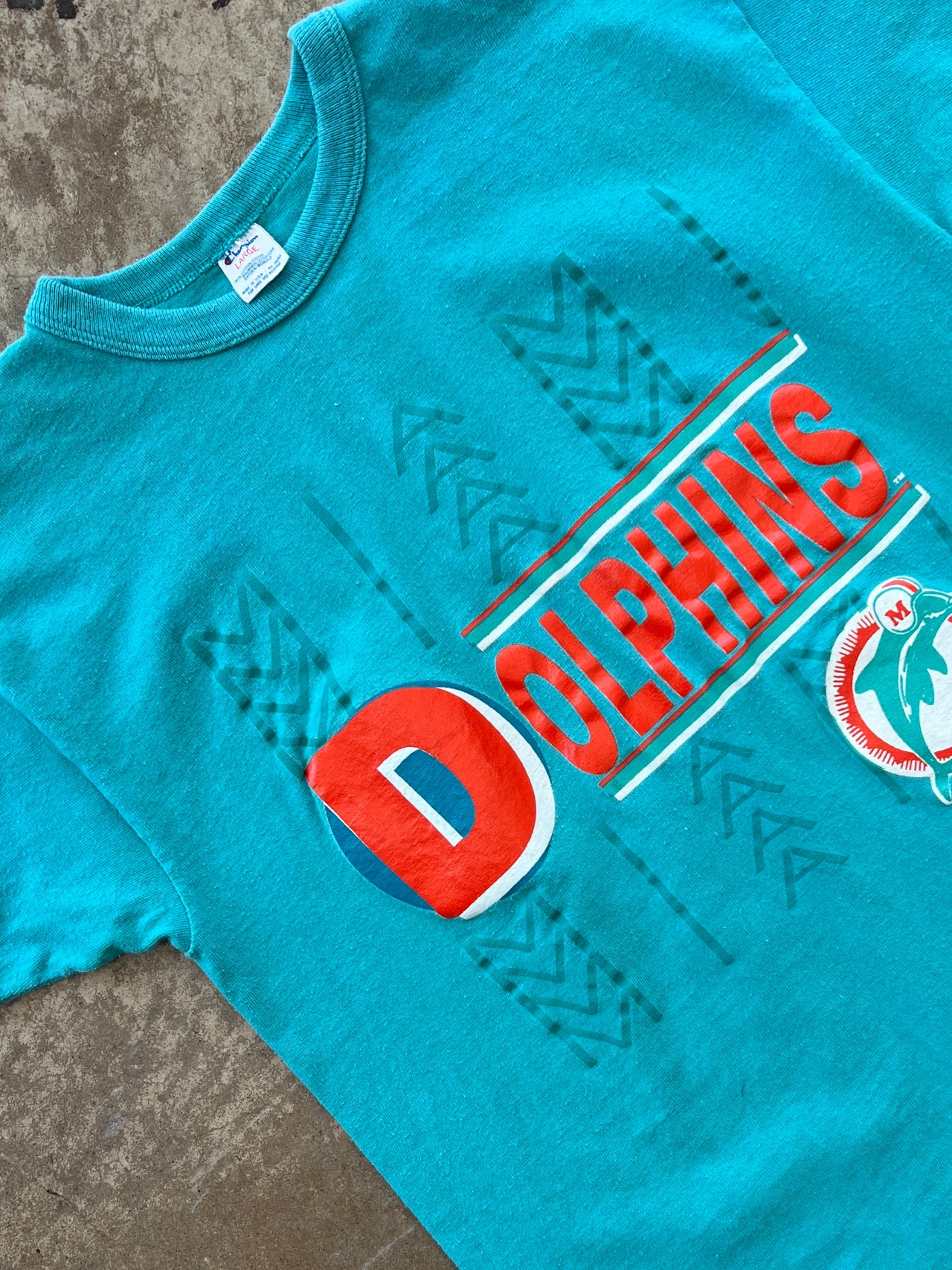 NFL Champion Miami Dolphins Single Stitch Tee