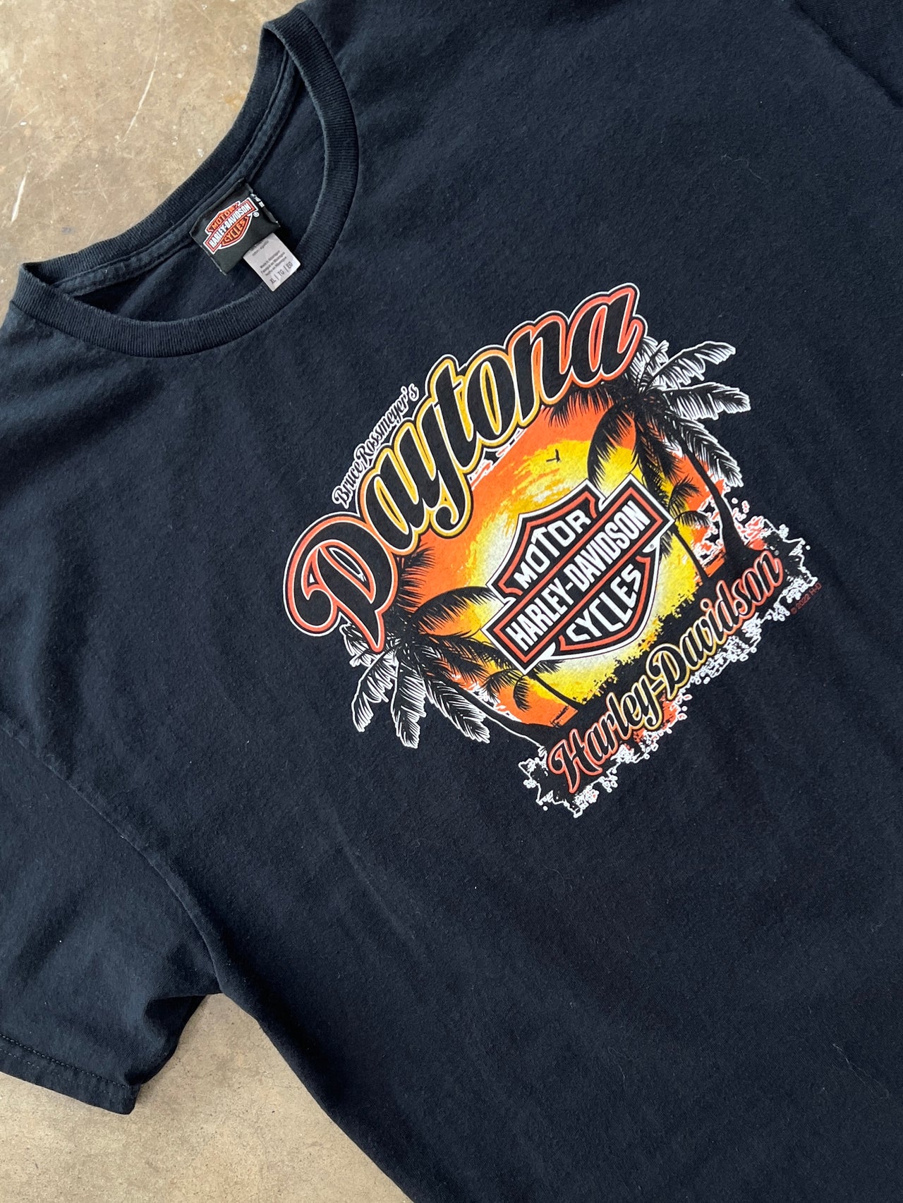 Harley Davidson Daytona Beach Sunset Tee