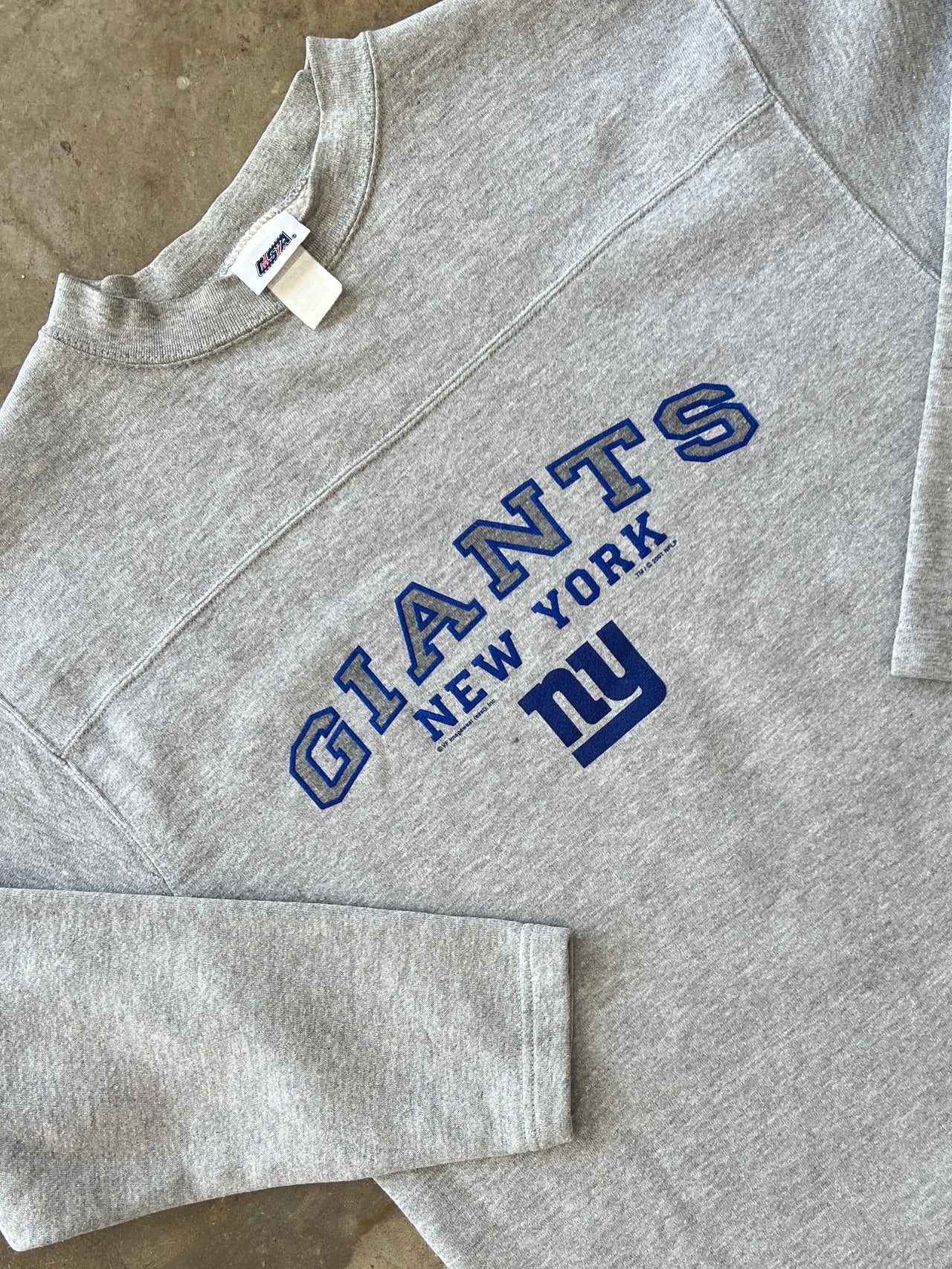 2001 Y2k NFL New York Giants Crewneck