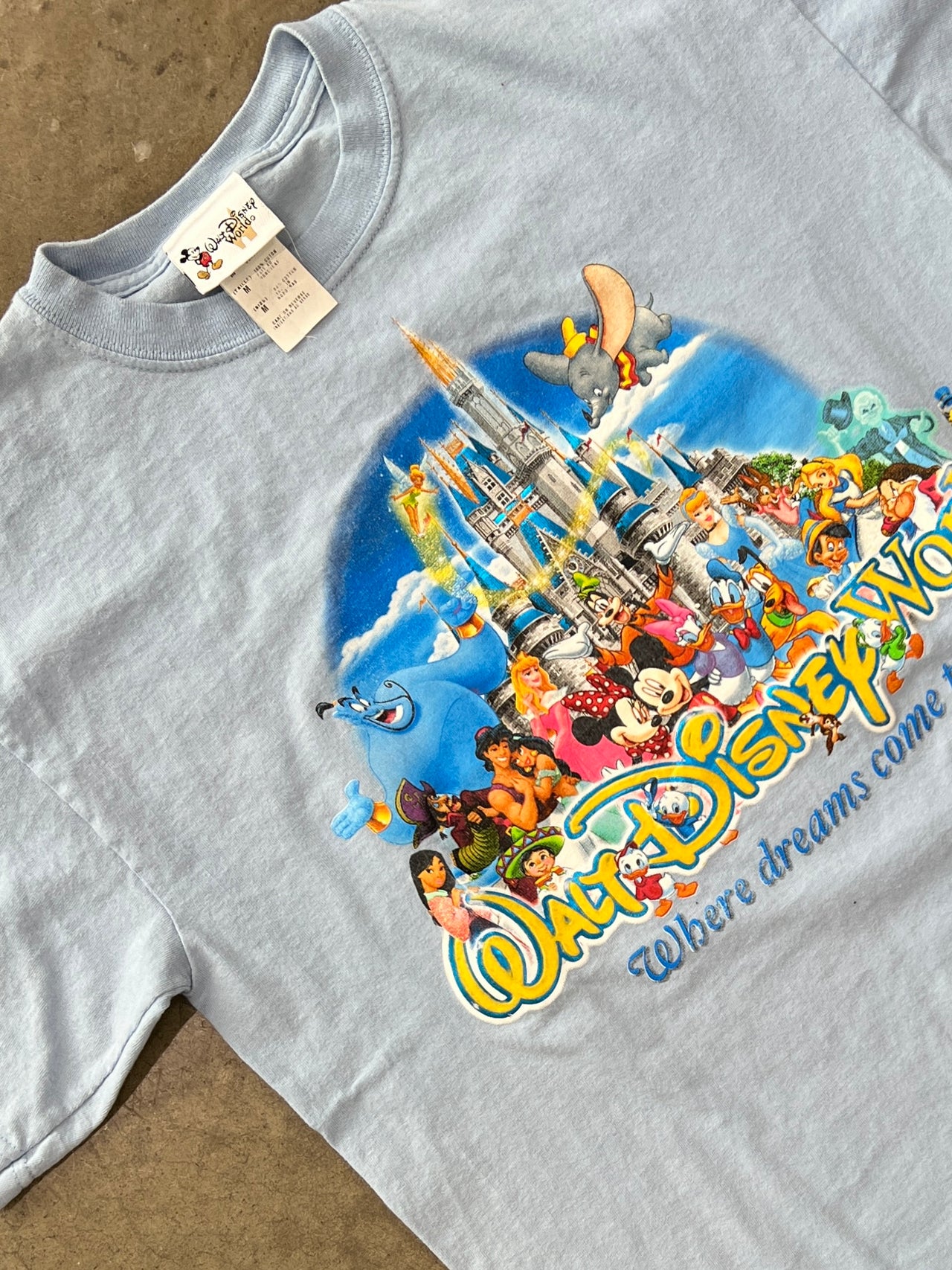 Early 2000s Walt Disney Genie Characters Tee