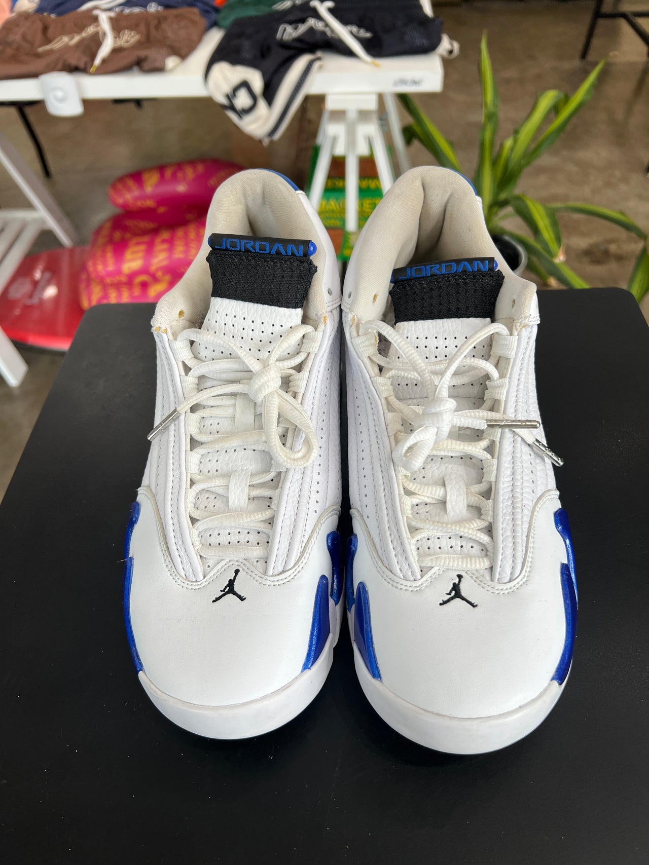 Air Jordan 14 White Hyper Royal