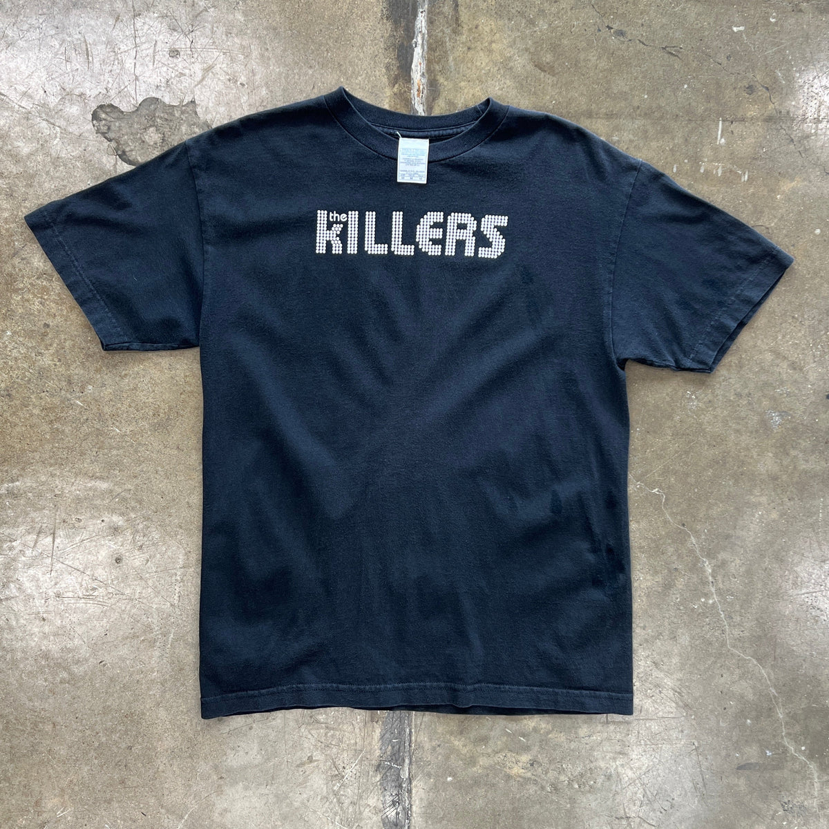 2000s The Killers Hot Fuss Dot Logo Band Tee