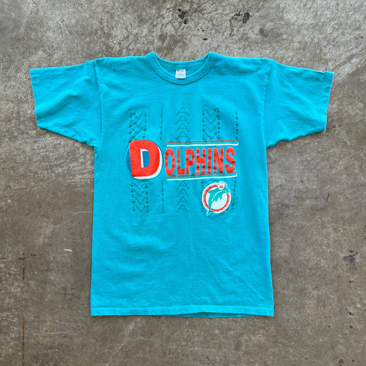 NFL Champion Miami Dolphins Single Stitch Tee