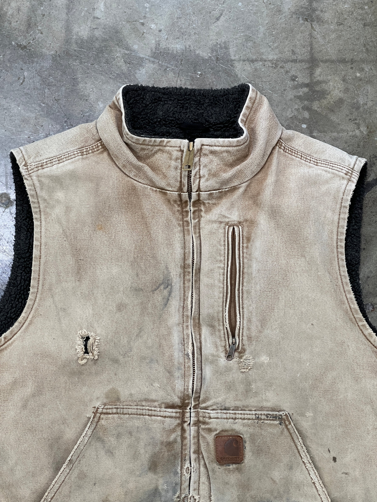 Carhartt Fleece Lined Thrashed Work Vest