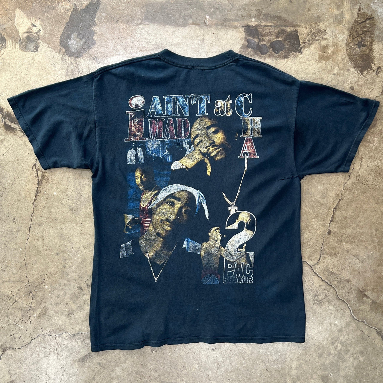 Tupac 90s California Love Mad At Cha Rap Tee