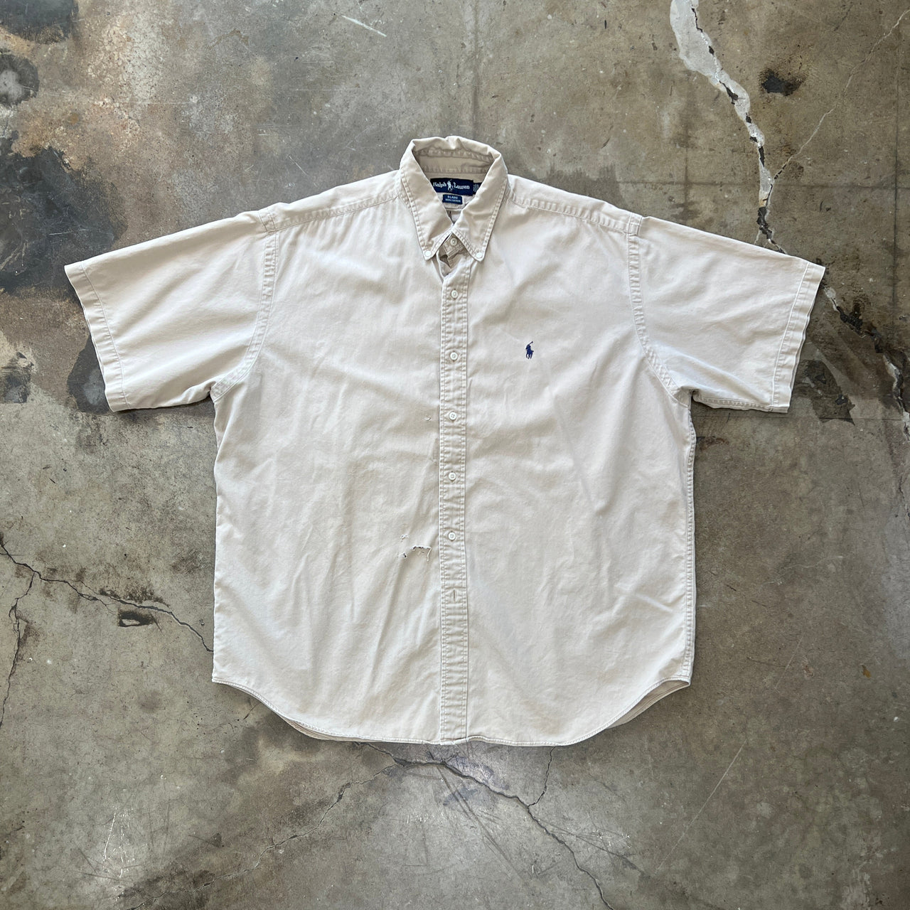 90s Polo Ralph Lauren Khaki Button Up