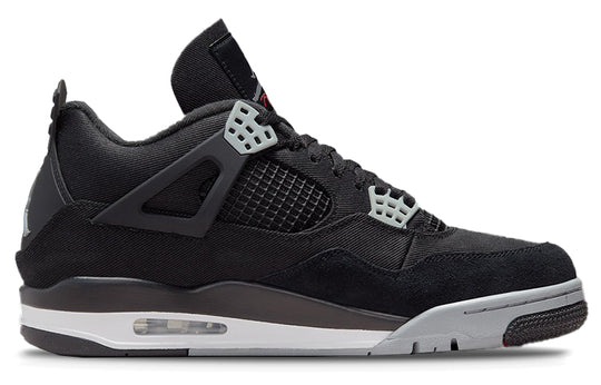 Air Jordan 4 Black Canvas