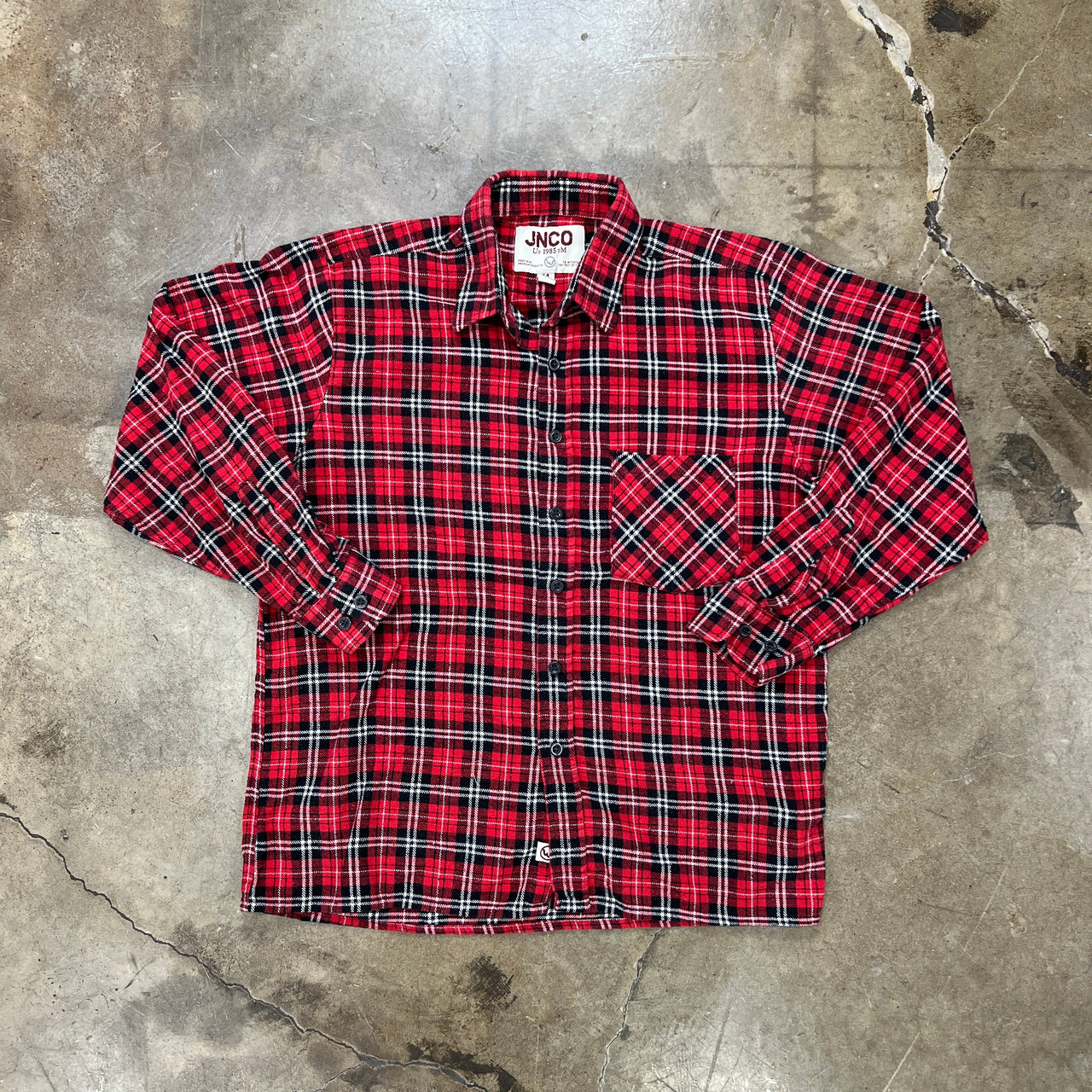 JNCO Button Up Red Flannel