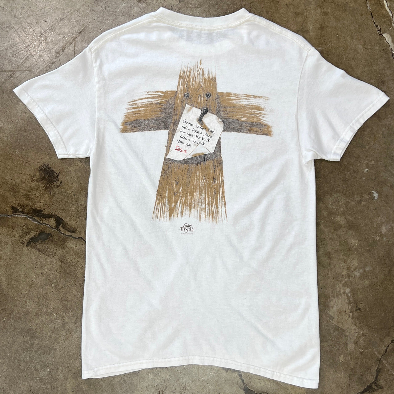 Living Epistles Jesus Letter on the Cross Religious Tee