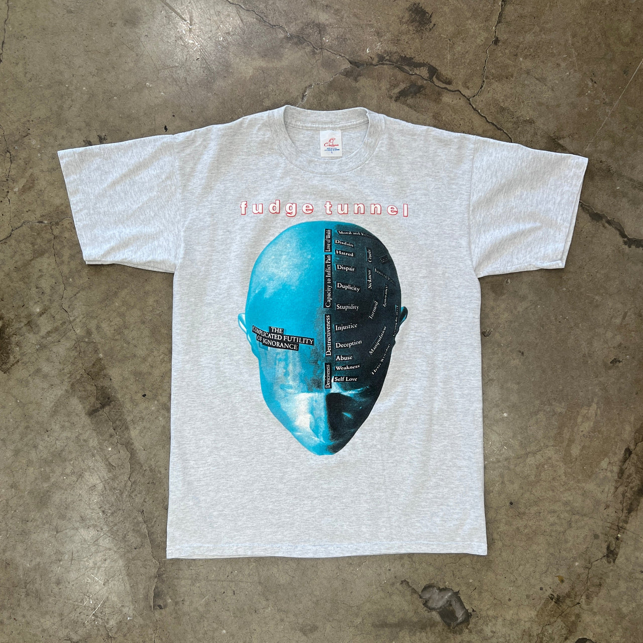 1994 Fudge Tunnel The Complicated Futility of Ignorance Band Single Stitch Tee