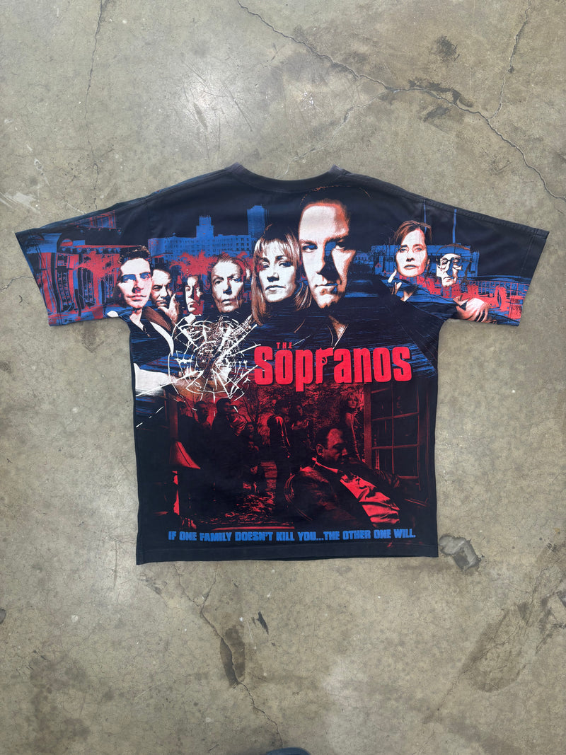 The Sopranos Cast AOP Bootleg Tee