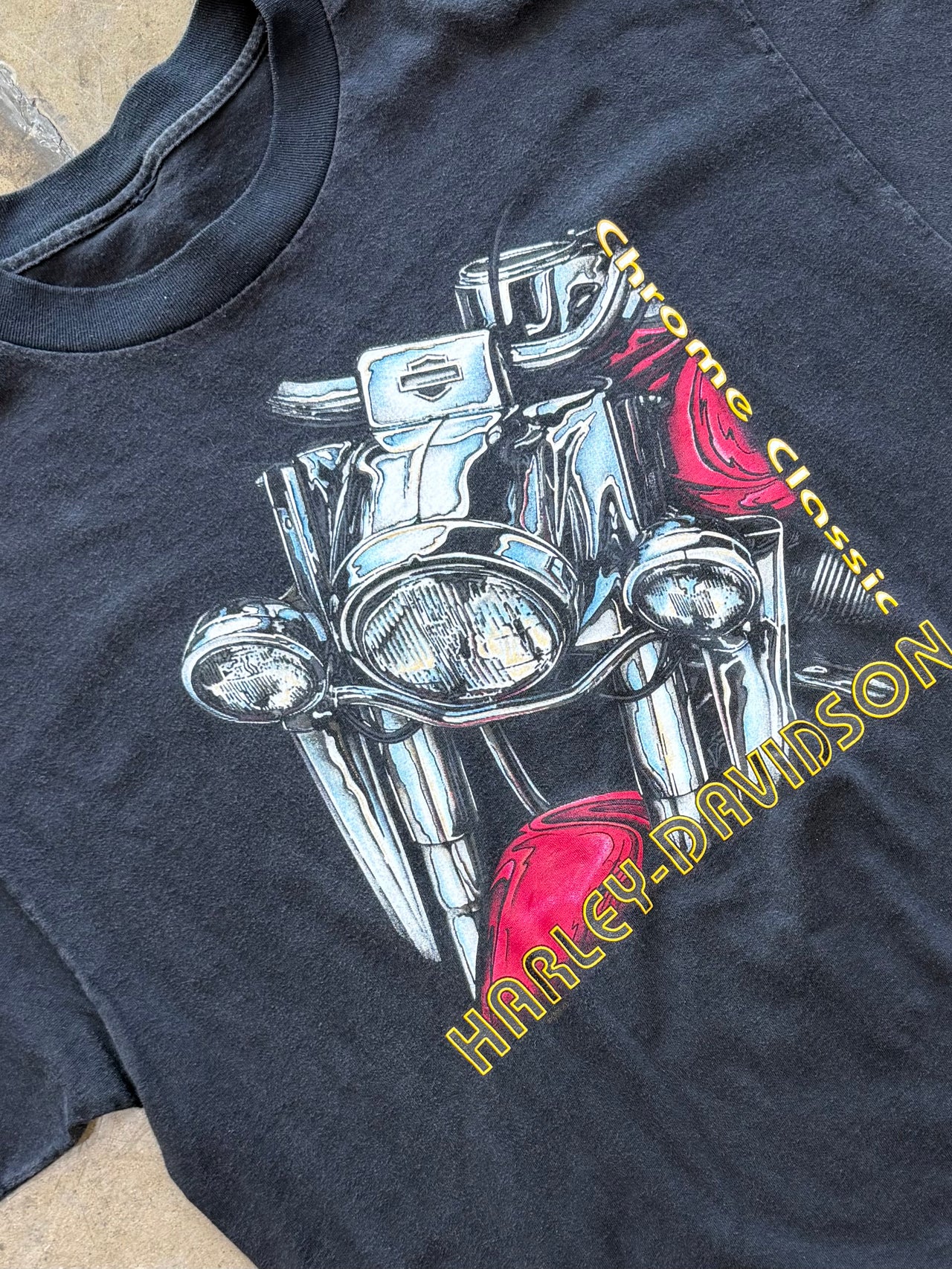 1999 Harley Davidson Chrome Classics Motorcycle Tee
