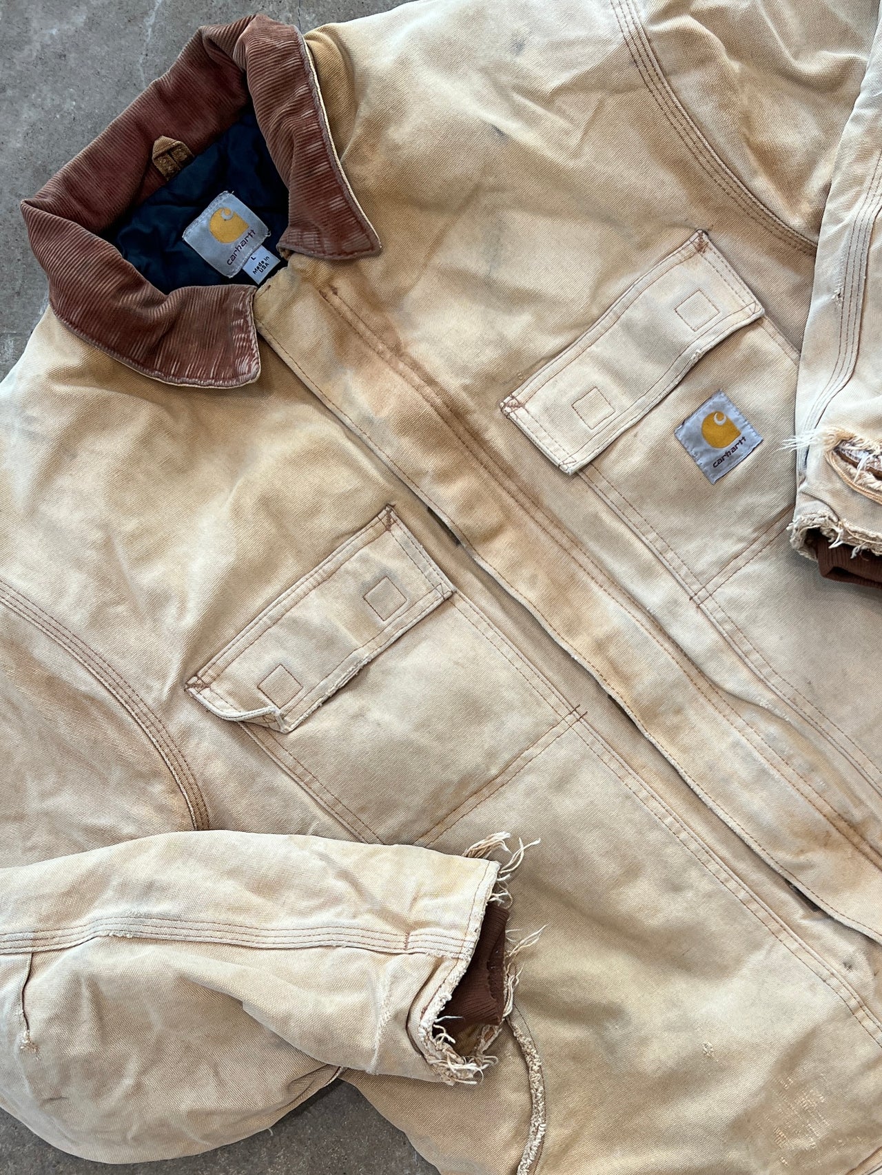 90s Carhartt MiUSA Corduroy Work Jacket