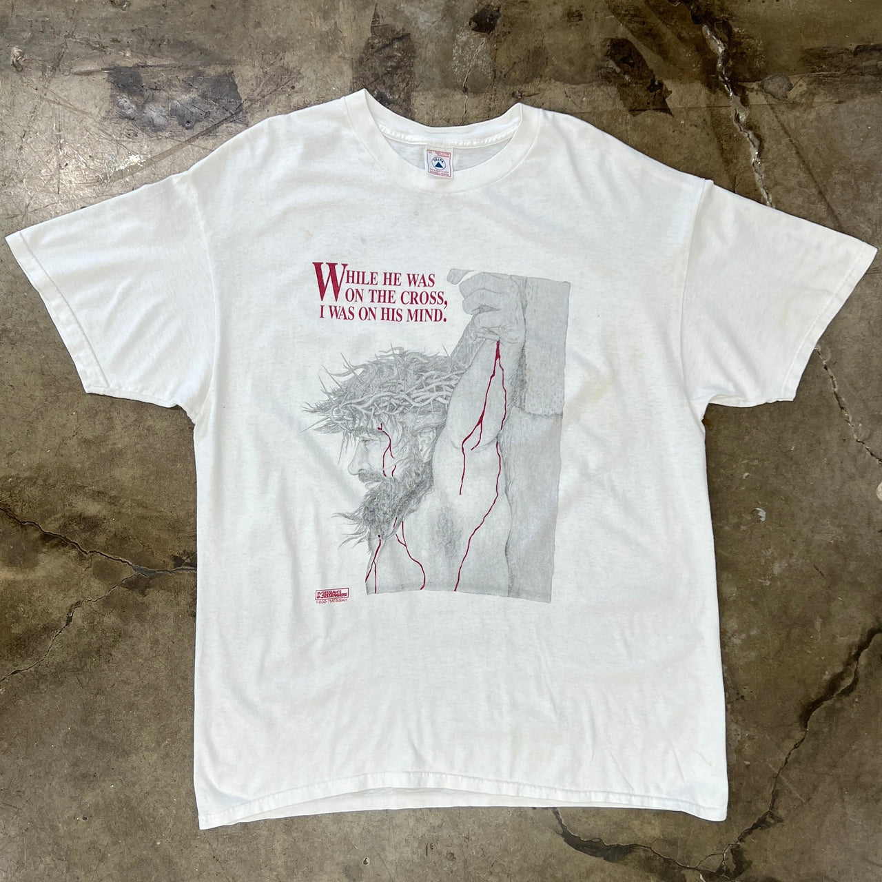 Jesus on the Cross on His Mind Messiah Religious Tee