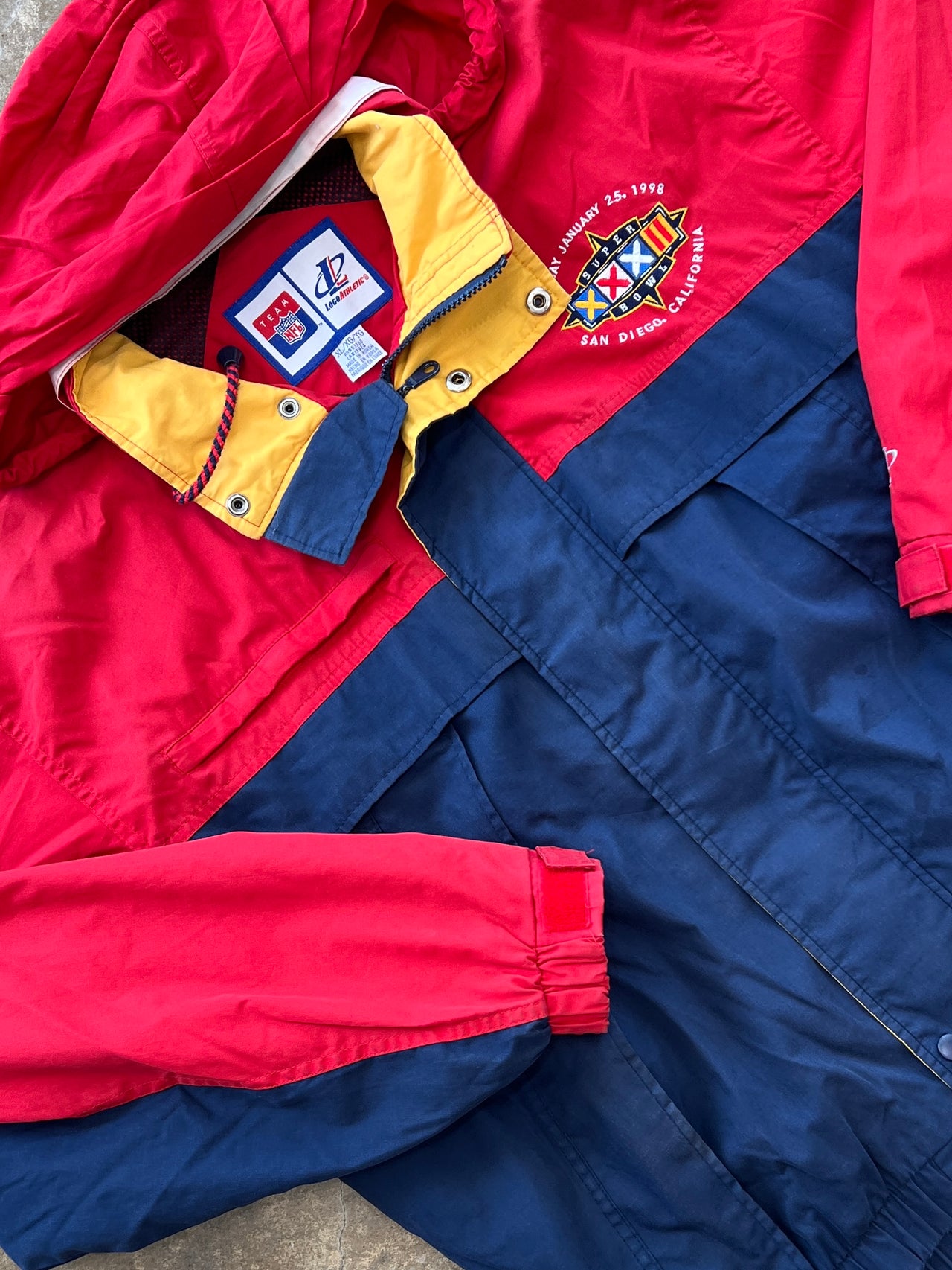 NFL Super Bowl XXXII Denver Broncos Green Bay Packers Jacket