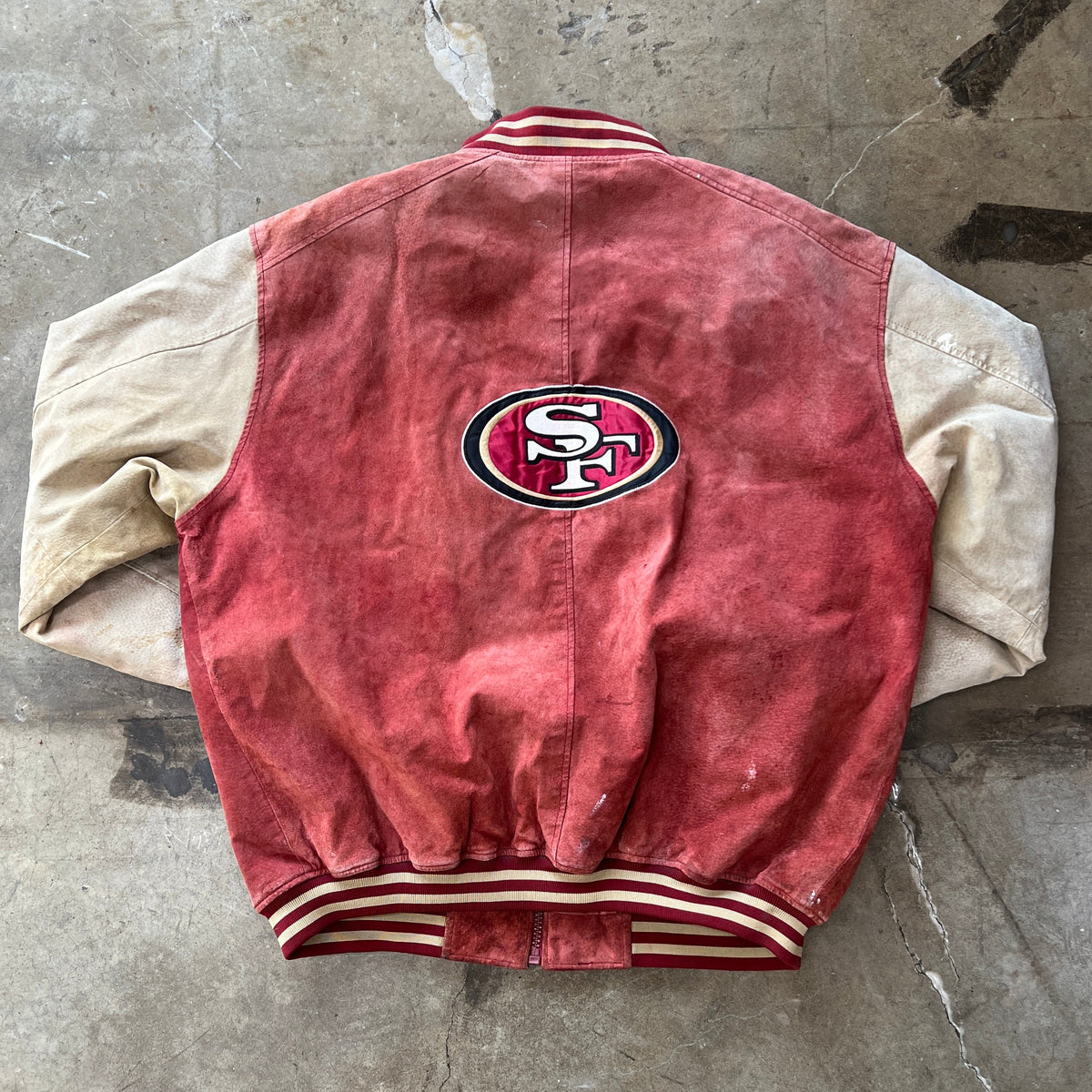 NFL Vintage 90s Pro Player Varsity Jacket 49ers San Francisco XL